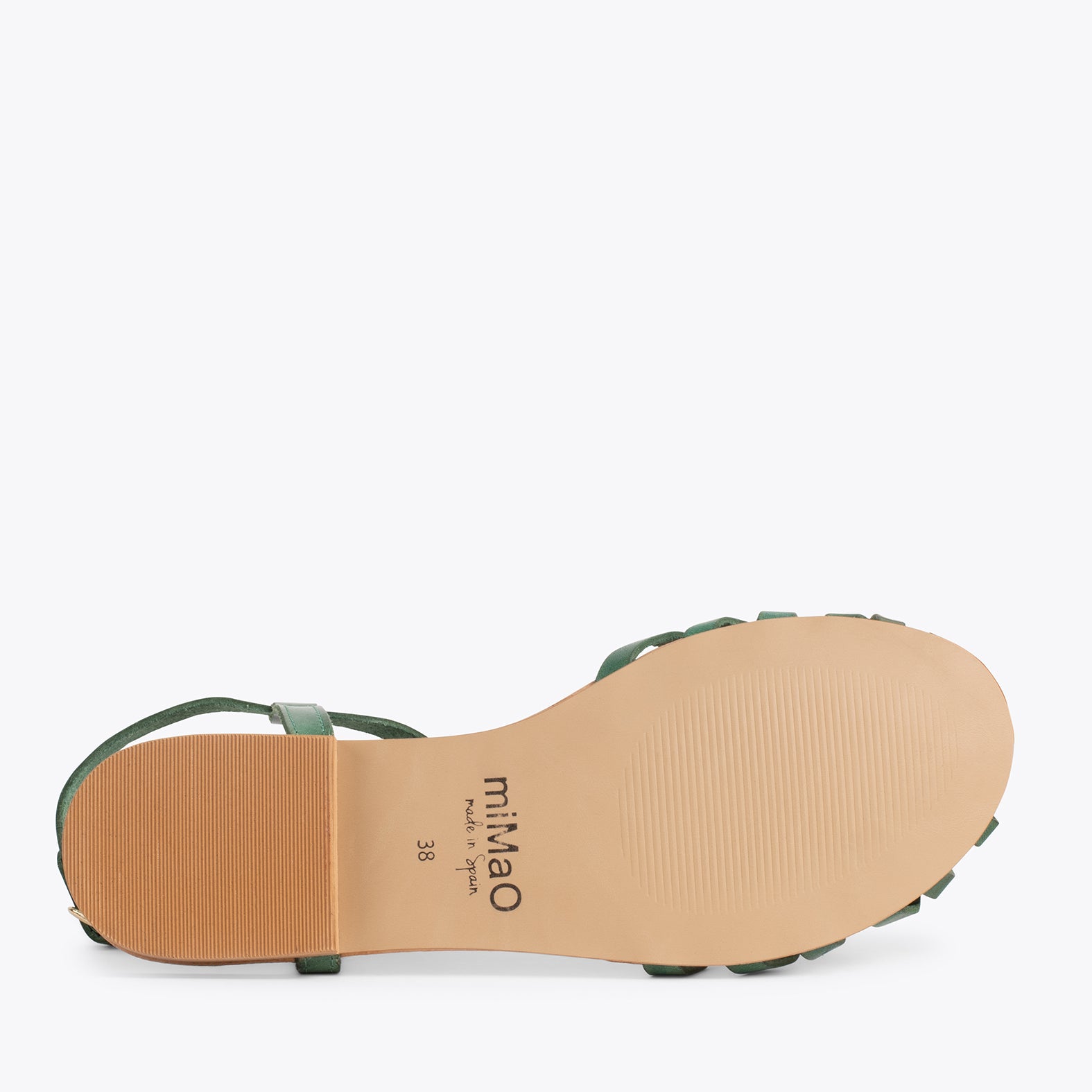BEACH - GREEN sandal with straps