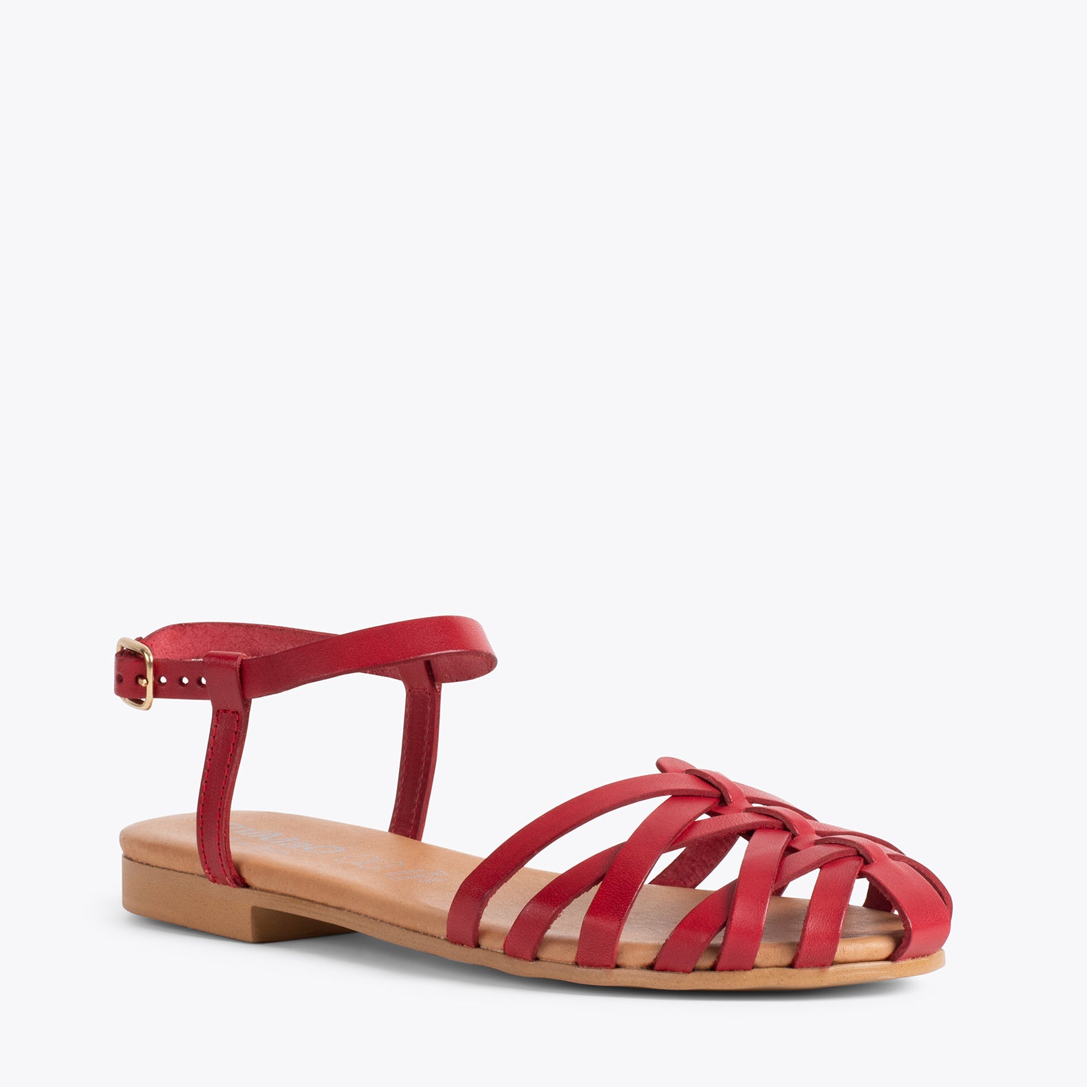 BEACH - RED sandal with straps