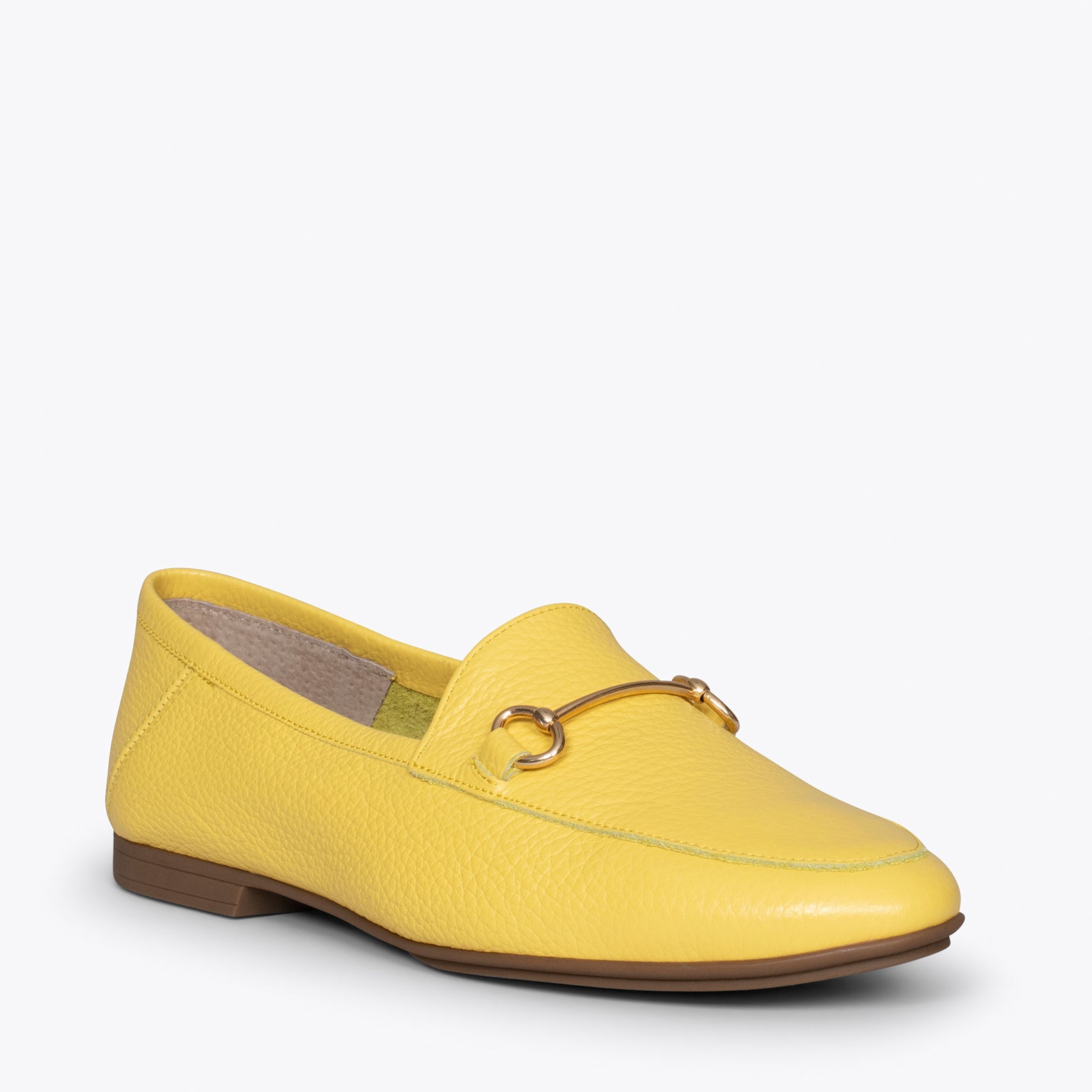 STYLE – YELLOW moccasins with horsebit