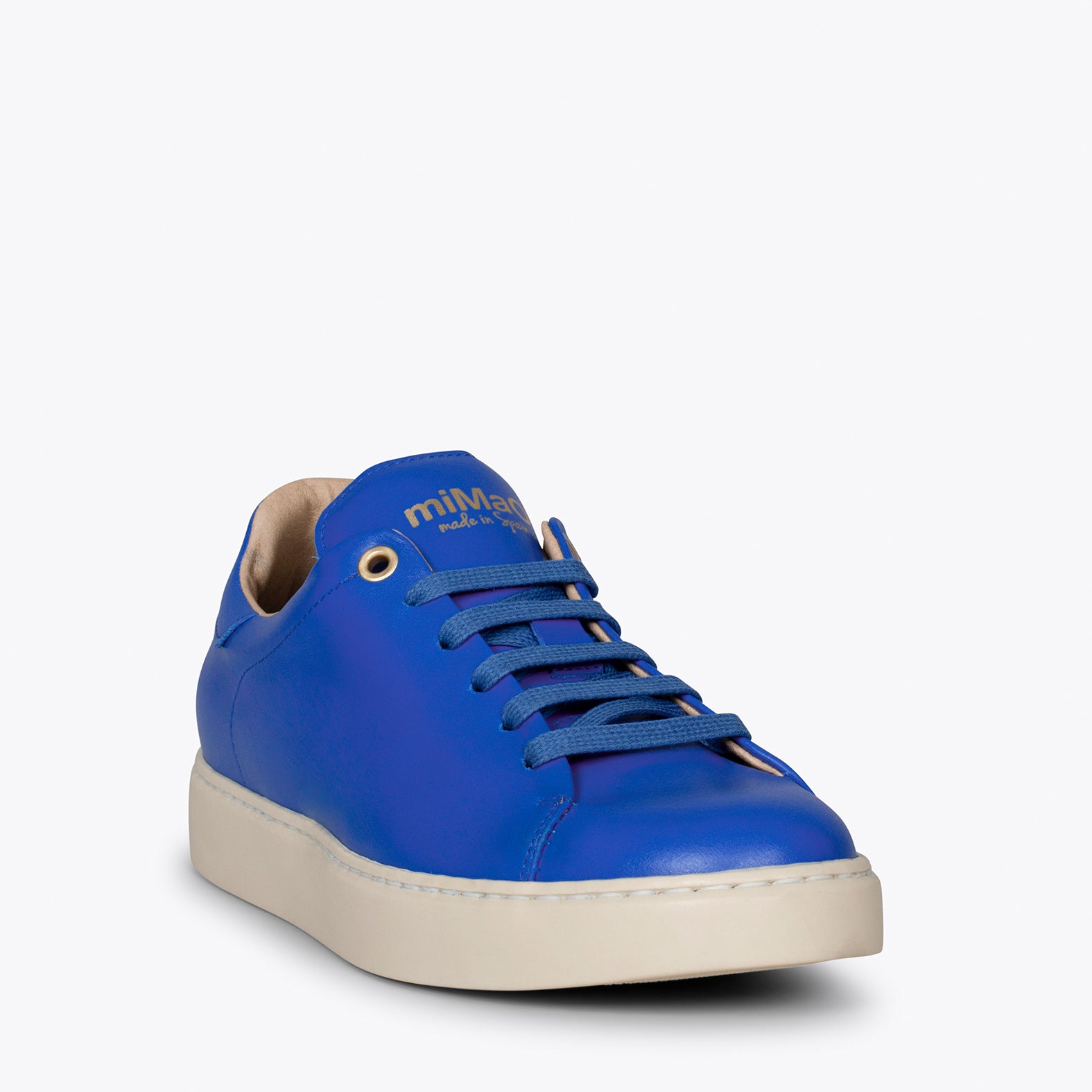 SKATE ELECTRIC BLUE casual leather sneaker