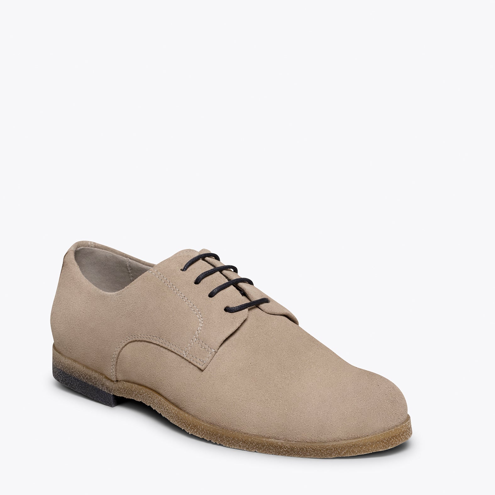 BLUCHER – GREY classic shoes with laces