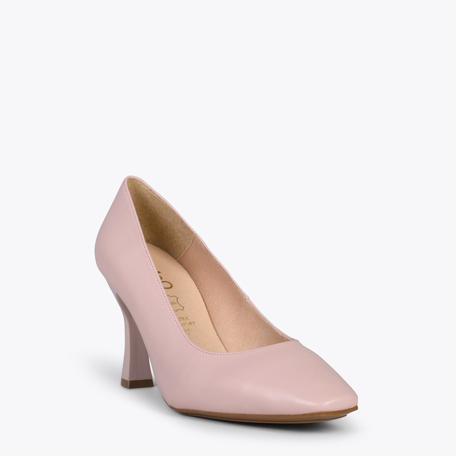URBAN GLAM – NUDE bell shaped heel