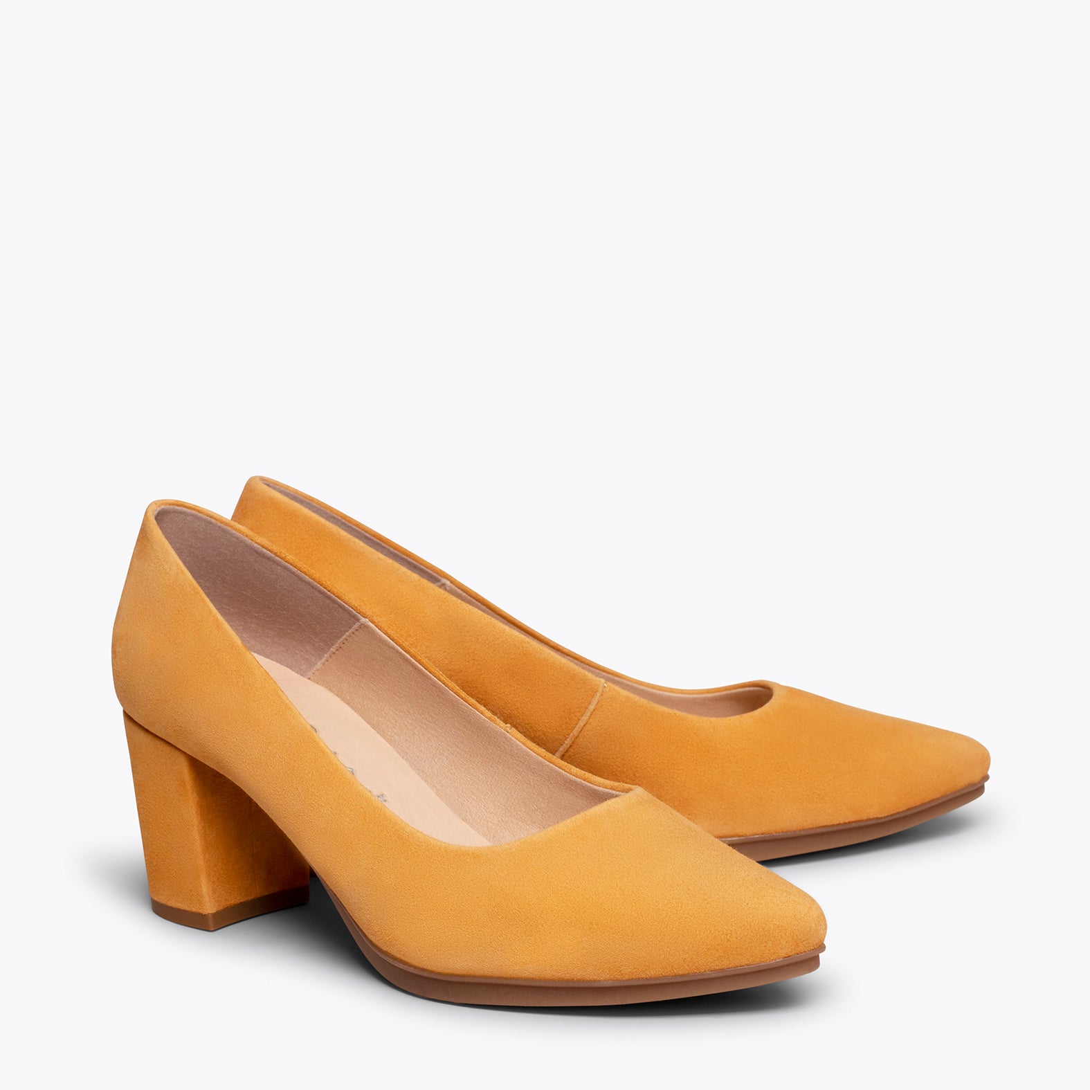 URBAN S – MUSTARD mid heel