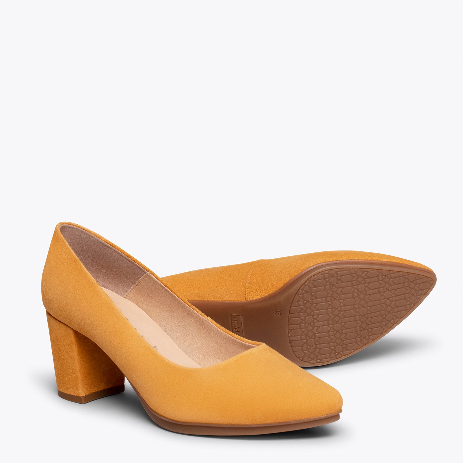 URBAN S – MUSTARD mid heel