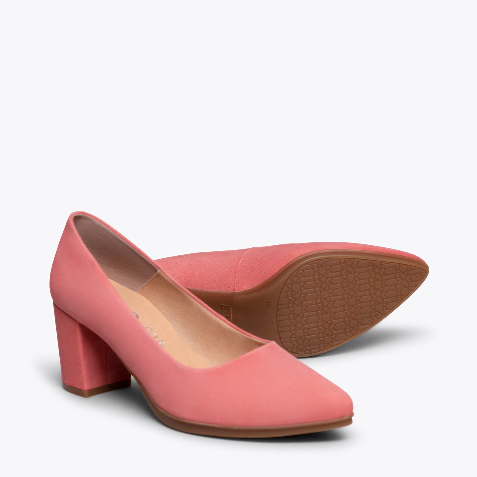 URBAN S – CORAL mid heel