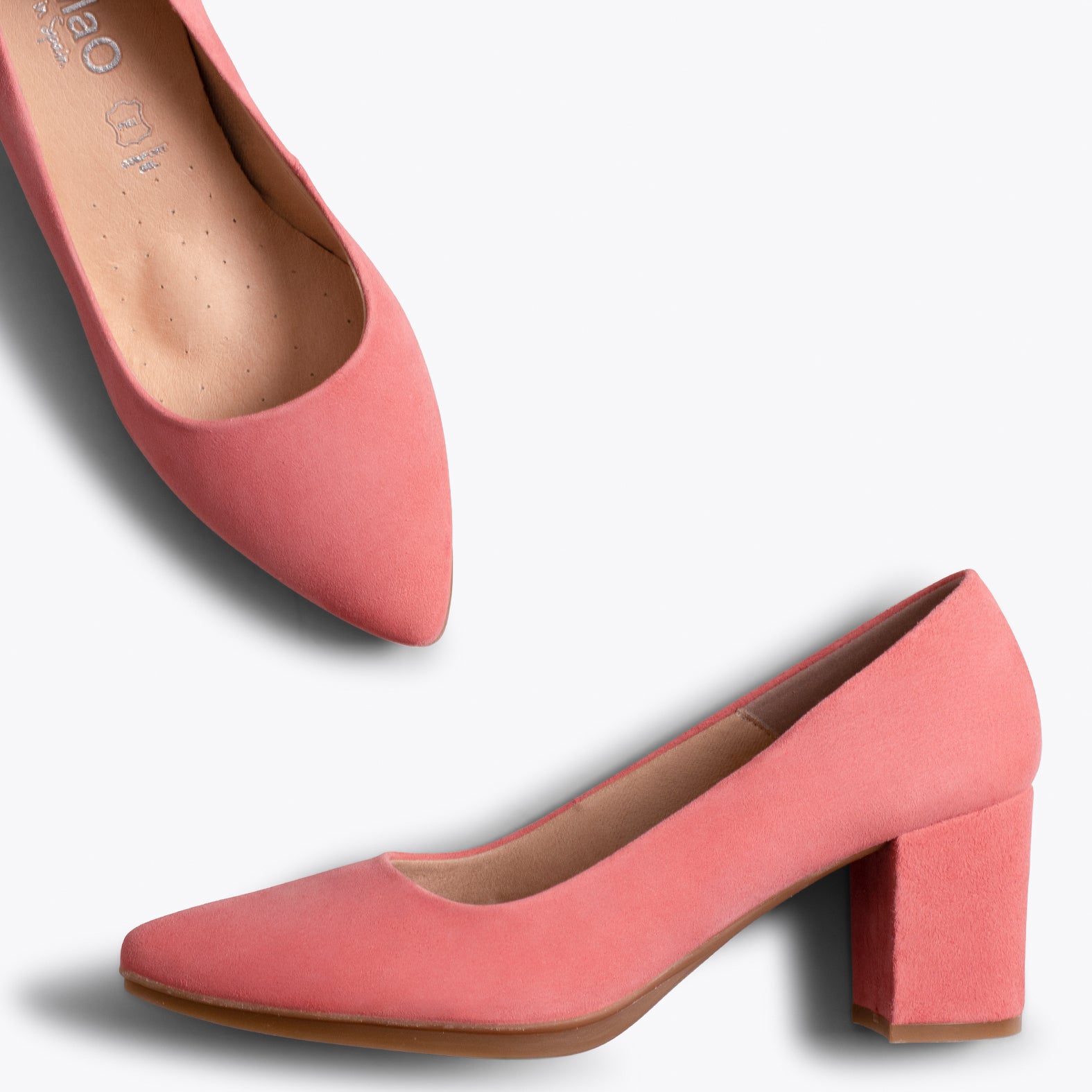 URBAN S – CORAL mid heel