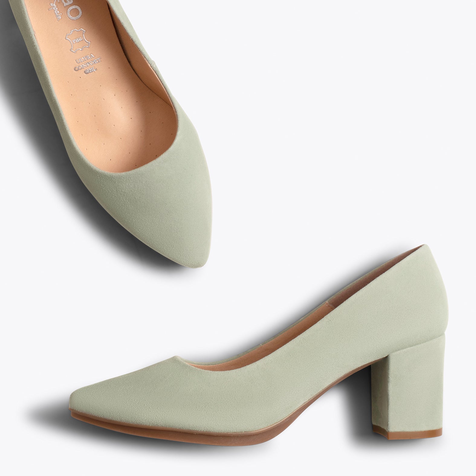 URBAN S – MINT GREEN mid heel