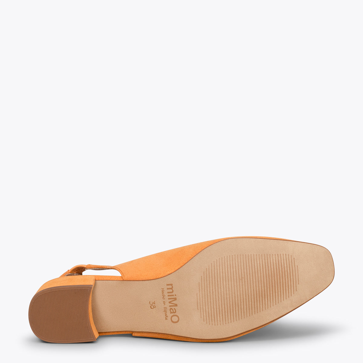 URBAN LADY – Zapatos de tacón destalonados NARANJA