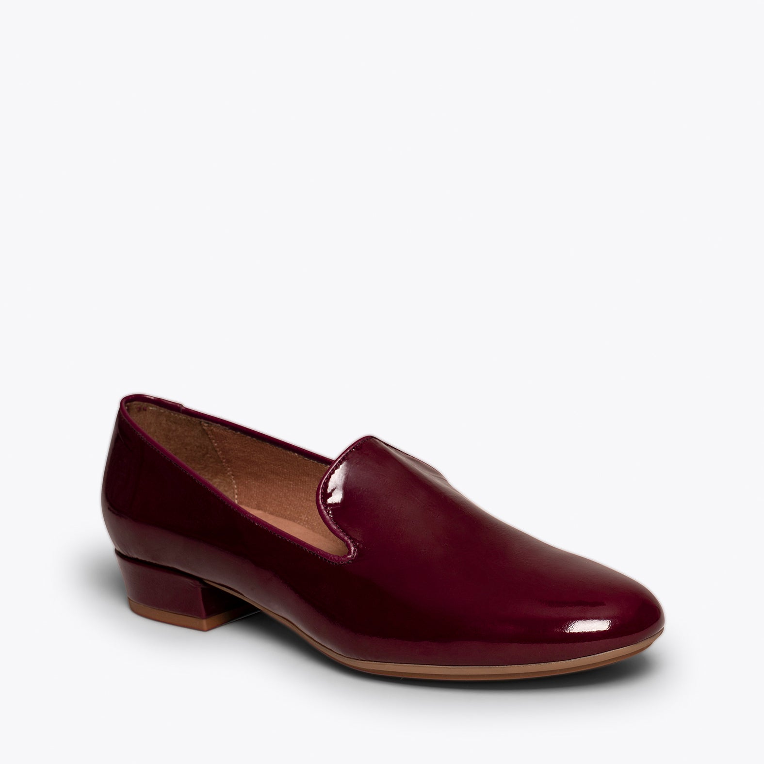 OPERA Loafer de mujer Burdeos de charol - miMaO ®