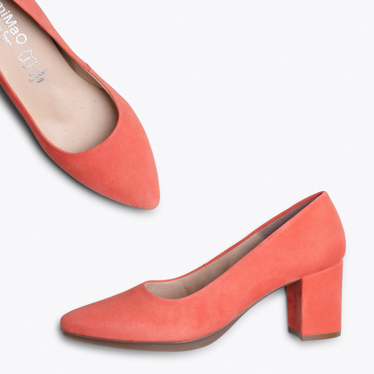 URBAN S - ORANGE mid heel