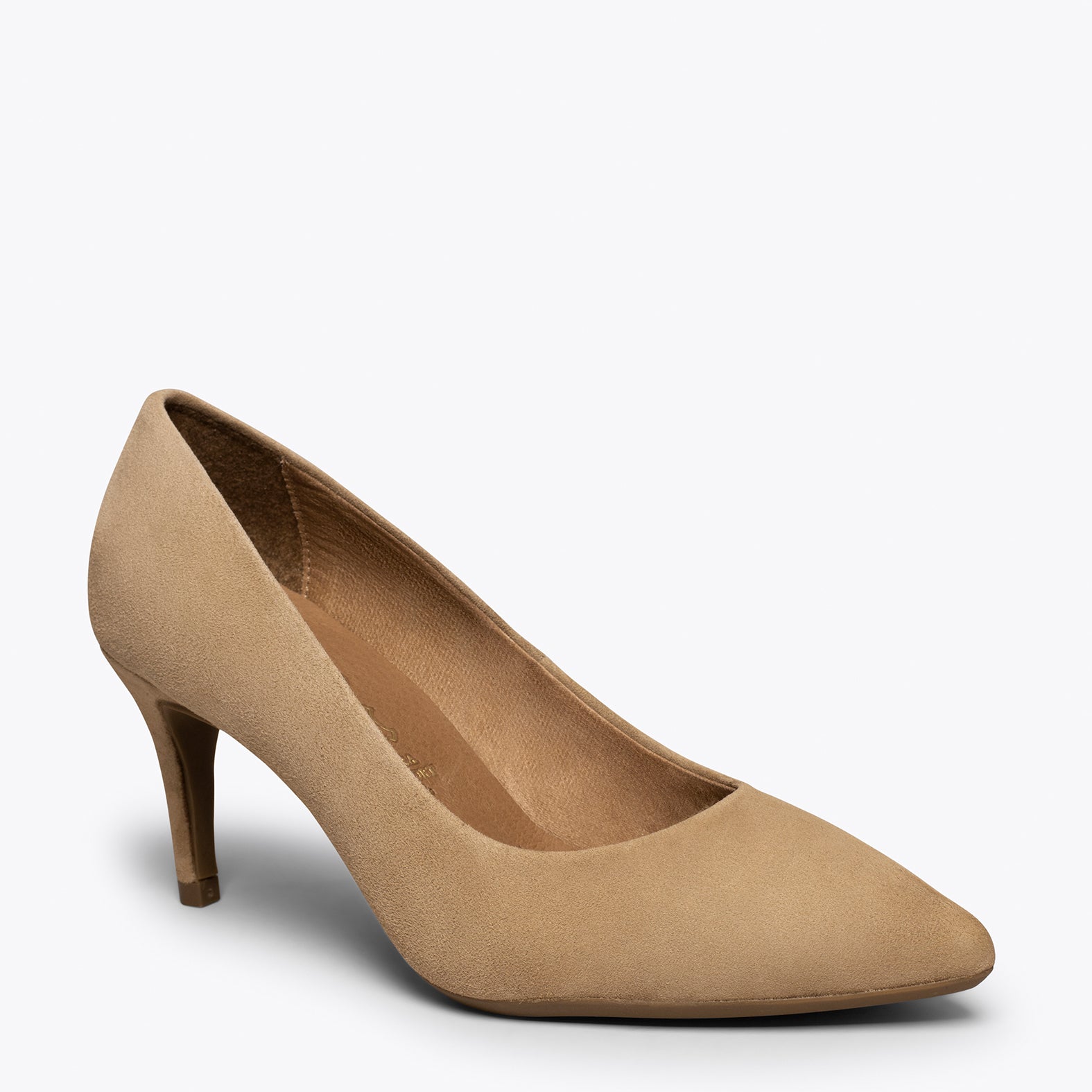 STILETTO – BEIGE stiletto mid heel
