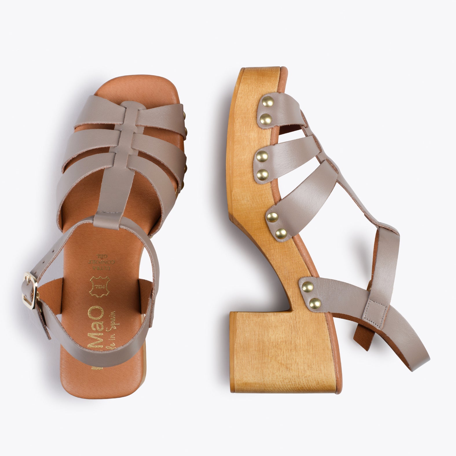 PARADISE – TAUPE Fisherman’s sandals