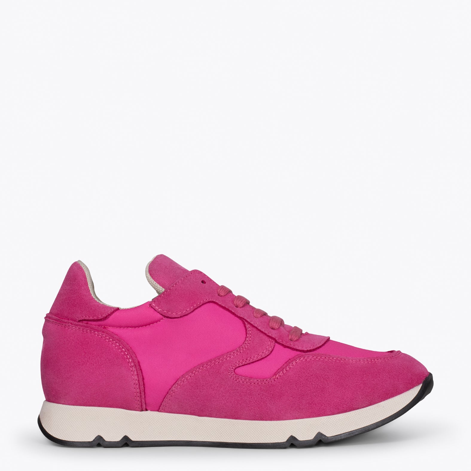 Basket femme rose fushia hot sale