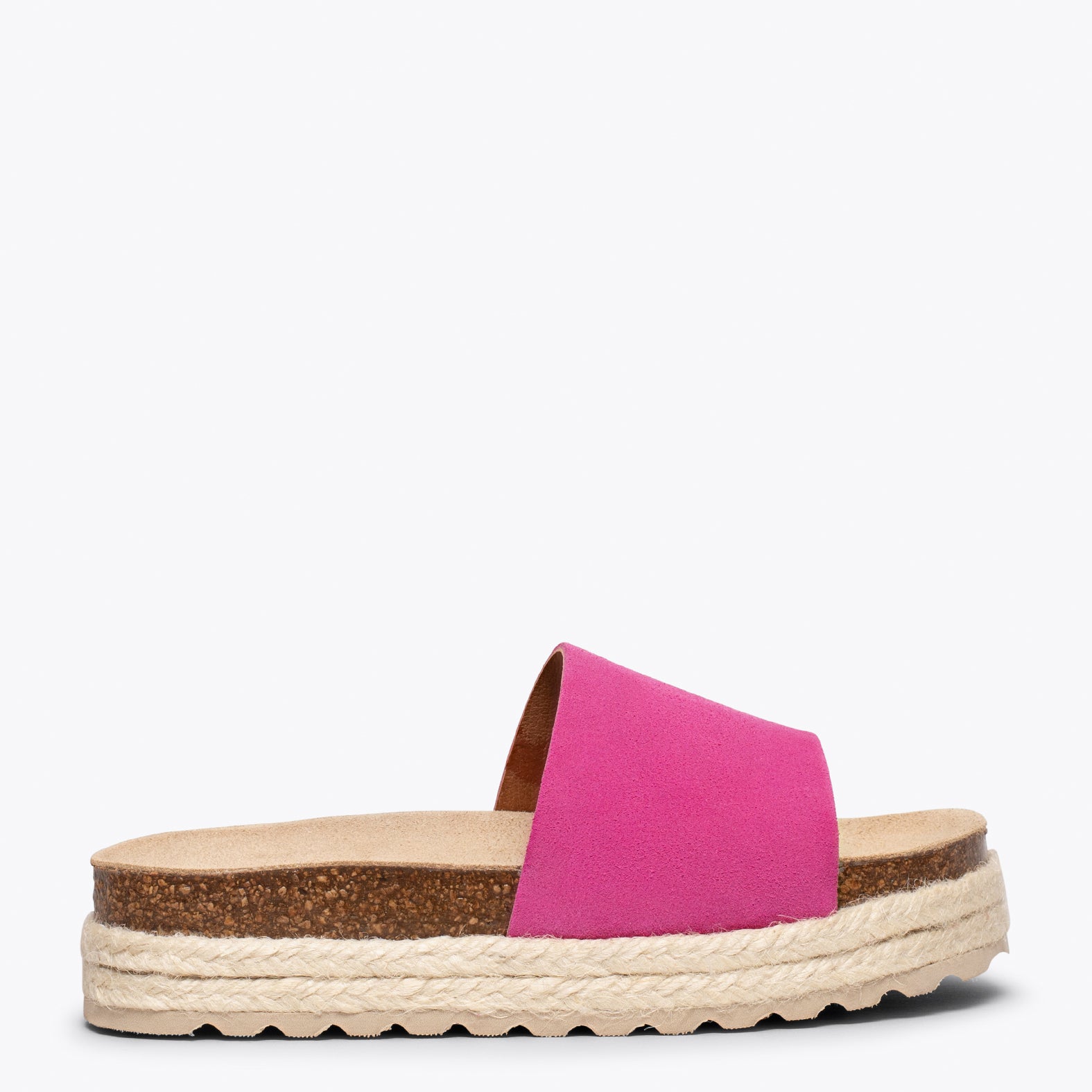STRAWBERRY – FUCHSIA flat sandals for girls