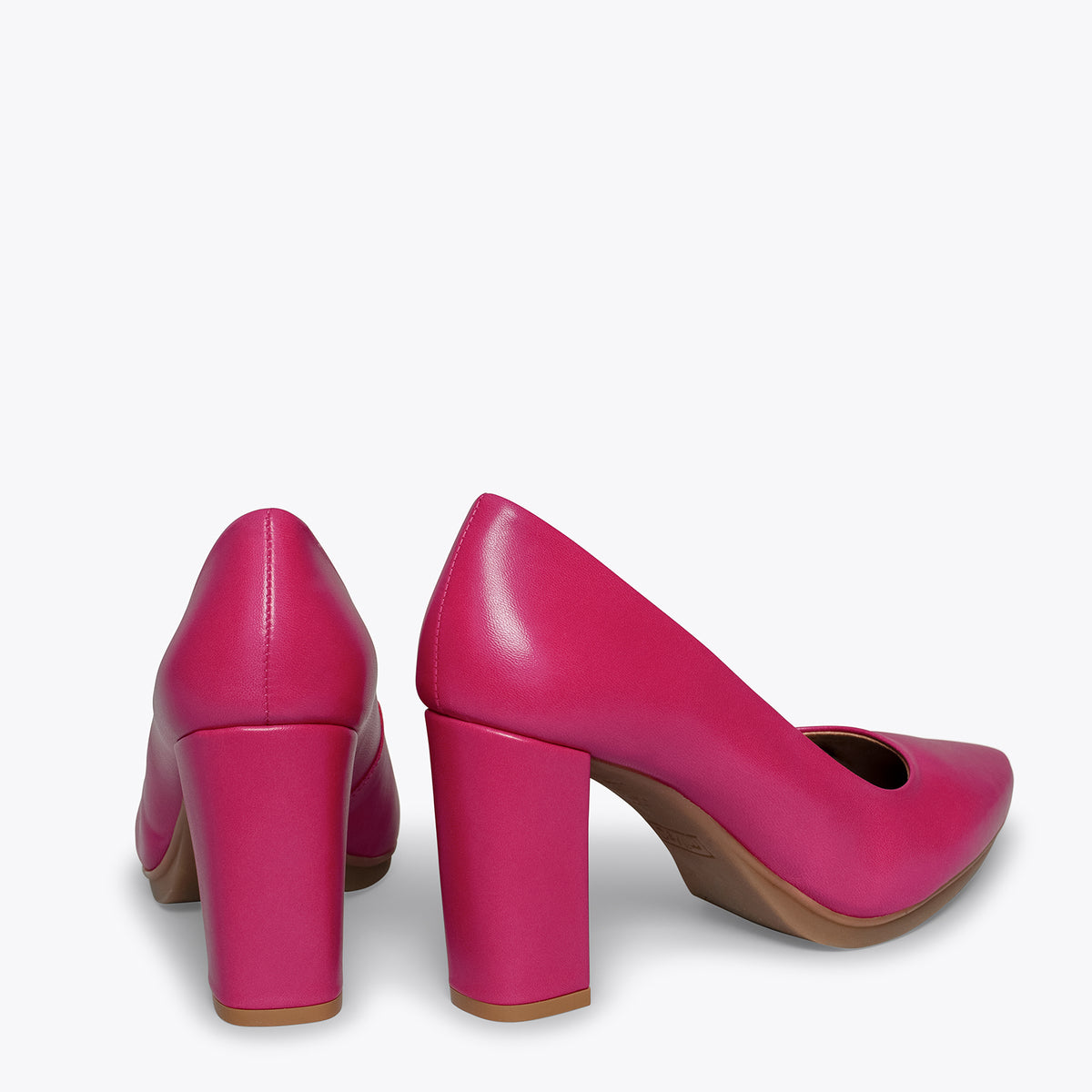 URBAN SALON – Zapatos de tacón alto de napa FUCSIA