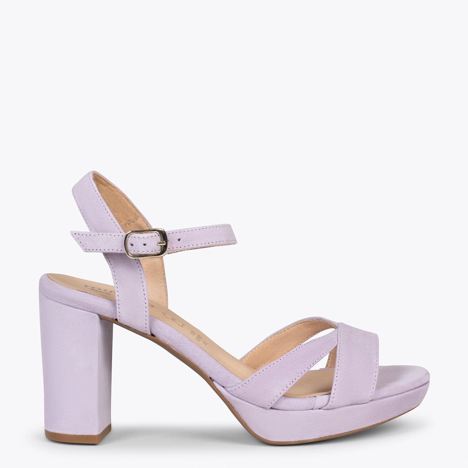 PARIS – LAVENDER high heel sandal with platform