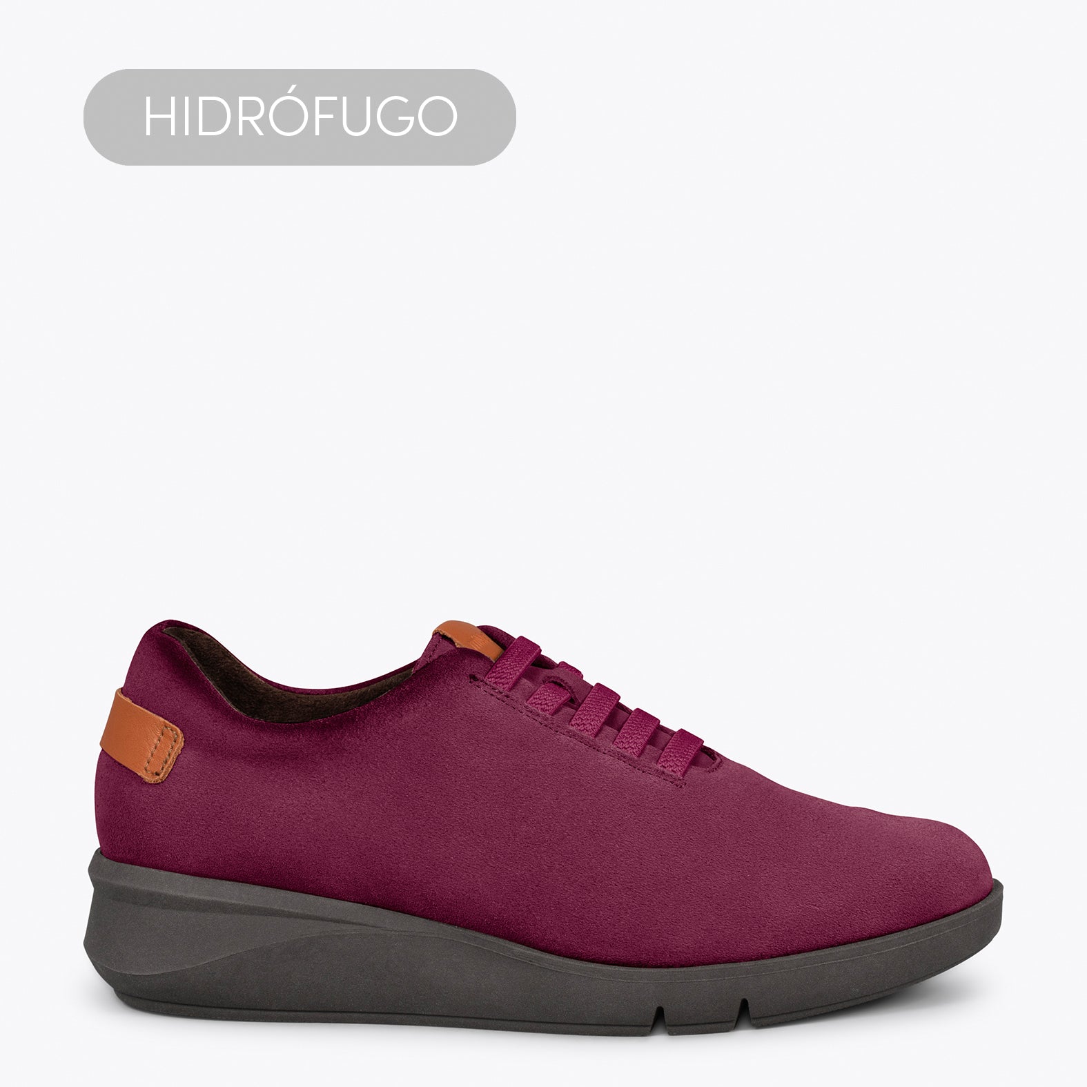 FLY – GARNET casual sneaker with elastic laces