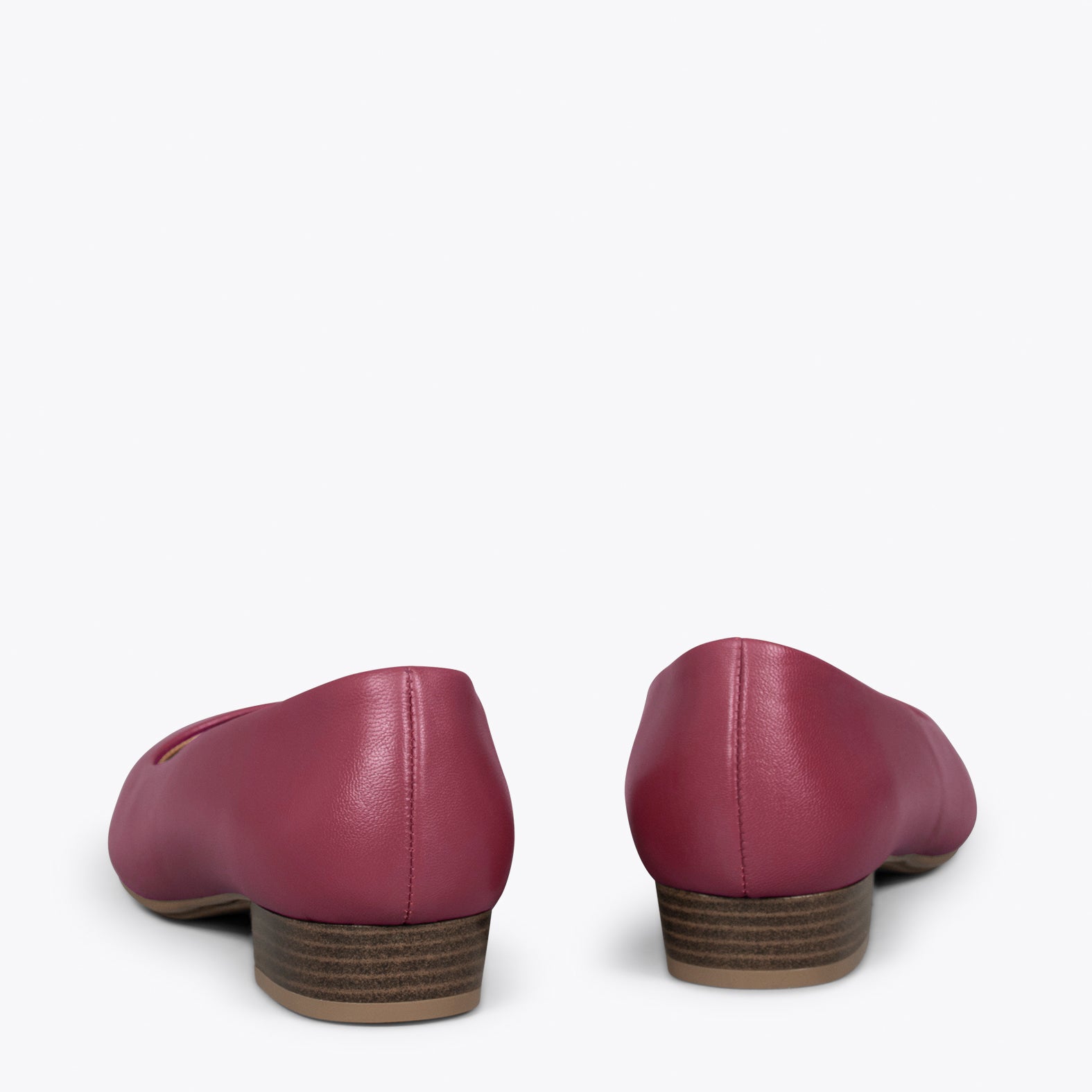 URBAN XS Zapatos de tacón bajo de napa GRANATE