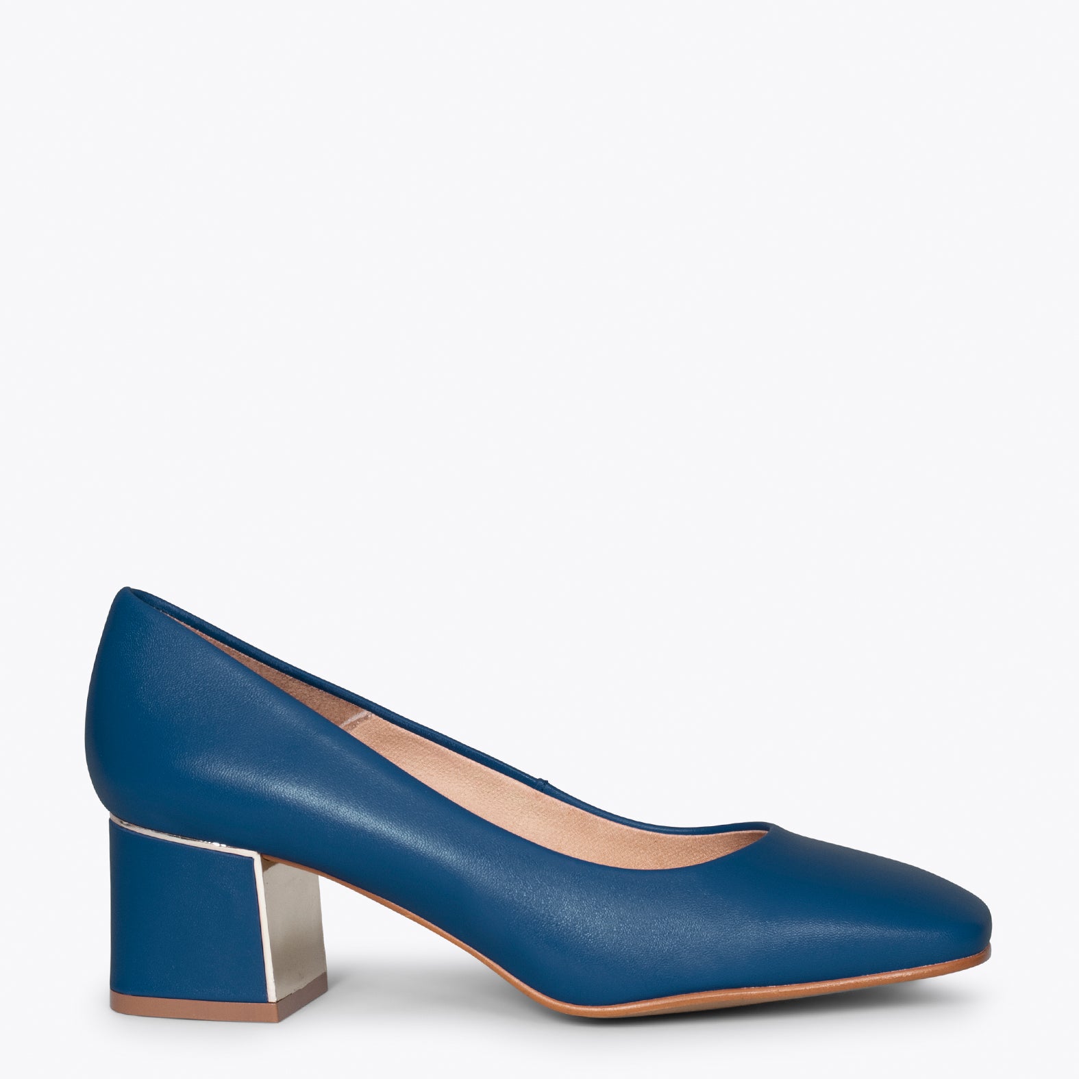 Navy blue outlet high heel pumps