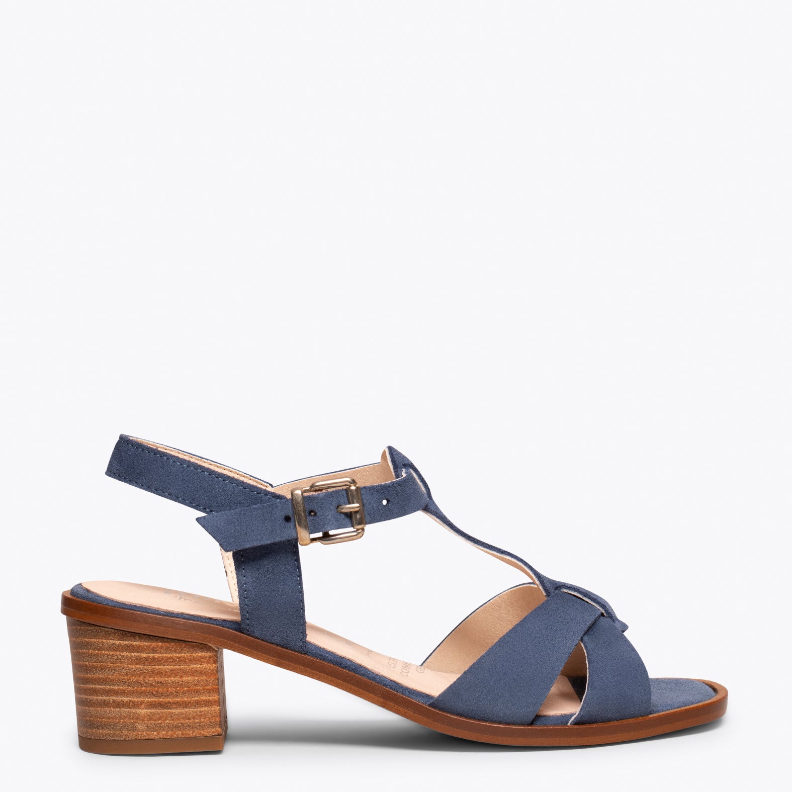DALIA – BLUE low heel sandal