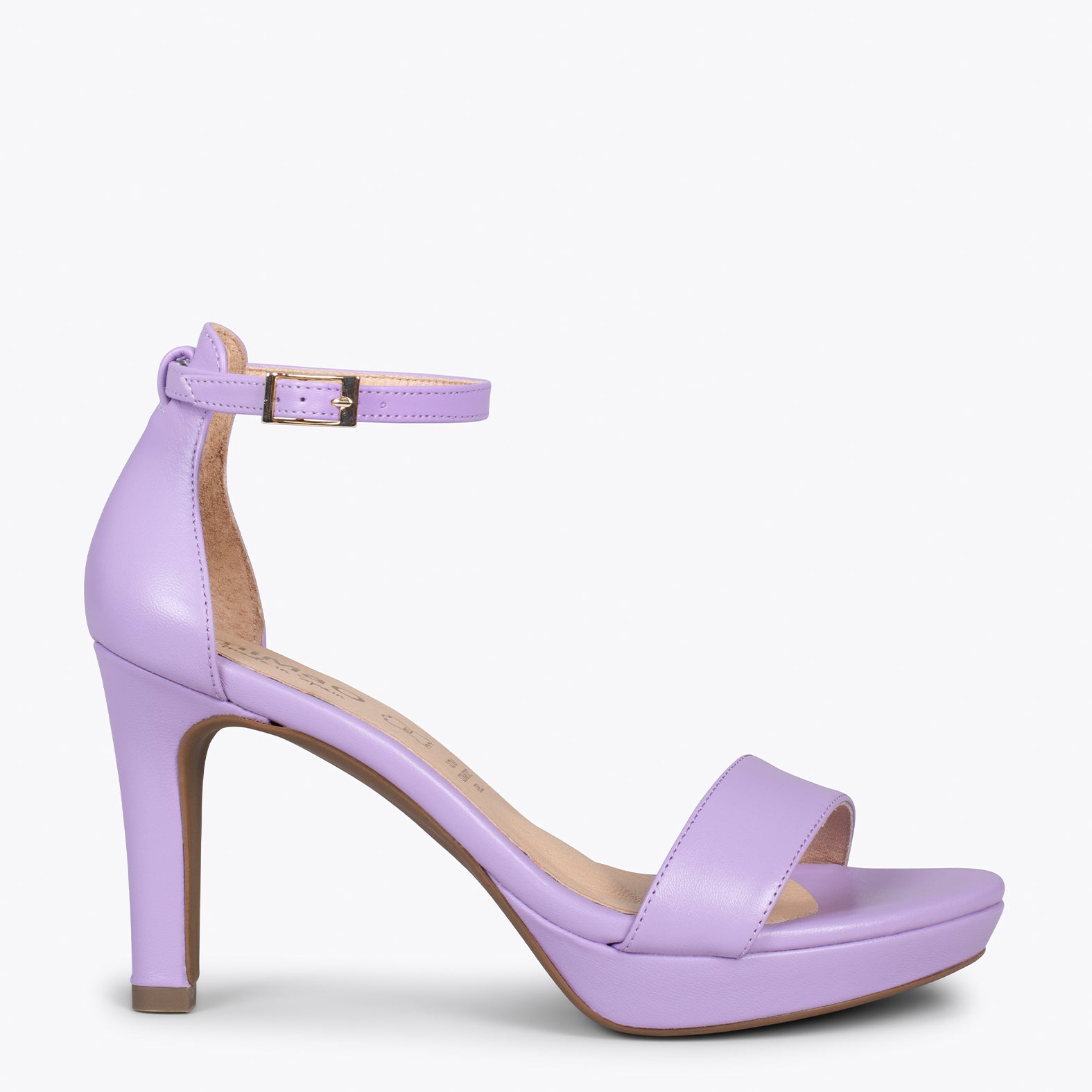 PARTY – LAVENDER high heel sandals with platform