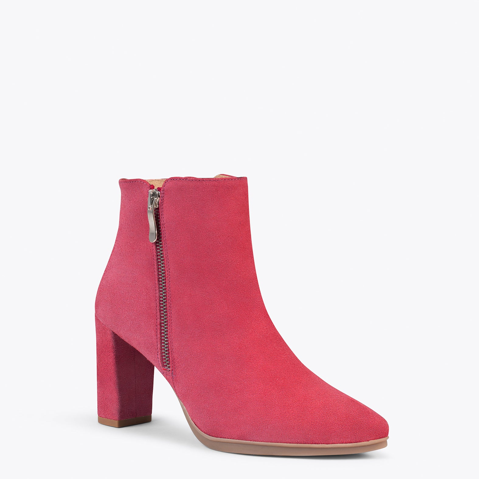 Fuchsia pink cheap ankle boots