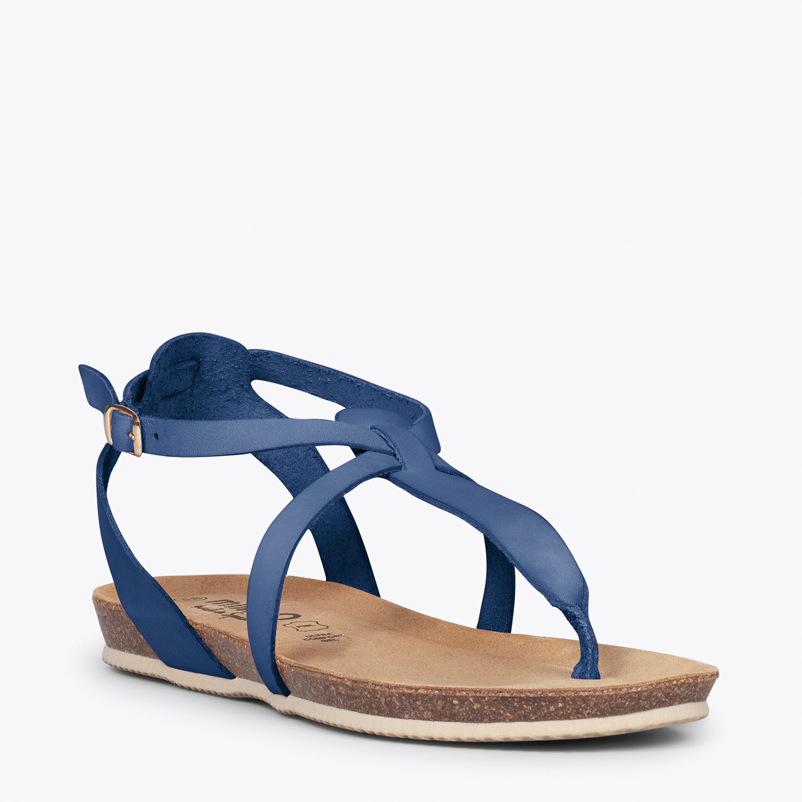 BUTTERFLY –NAVY BIO flat sandal