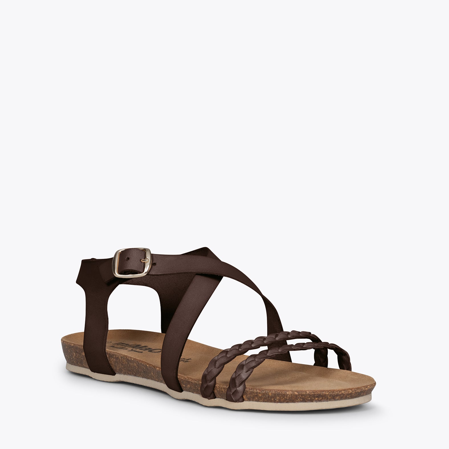 INDIE – BROWN BIO sandals with straps