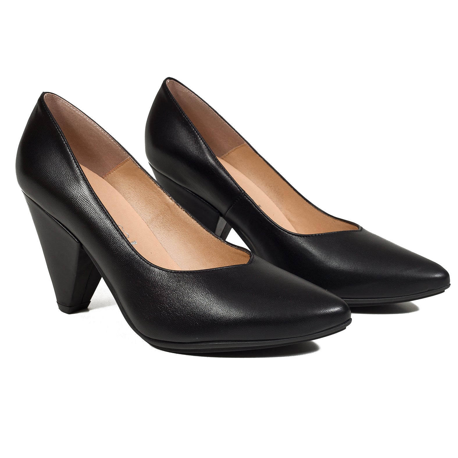 Zapato negro elegante discount mujer