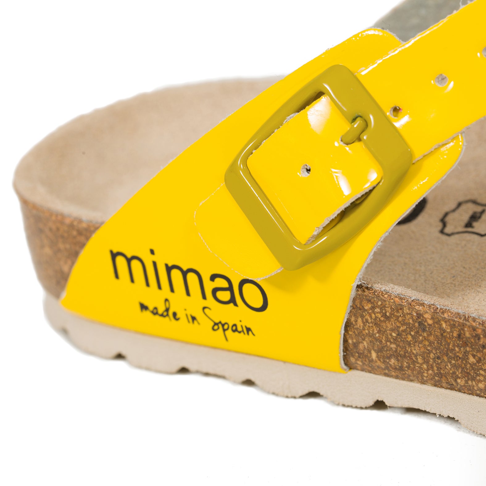 BLOG- Sandalia plana BIO de dedo AMARILLA - miMaO ShopOnline