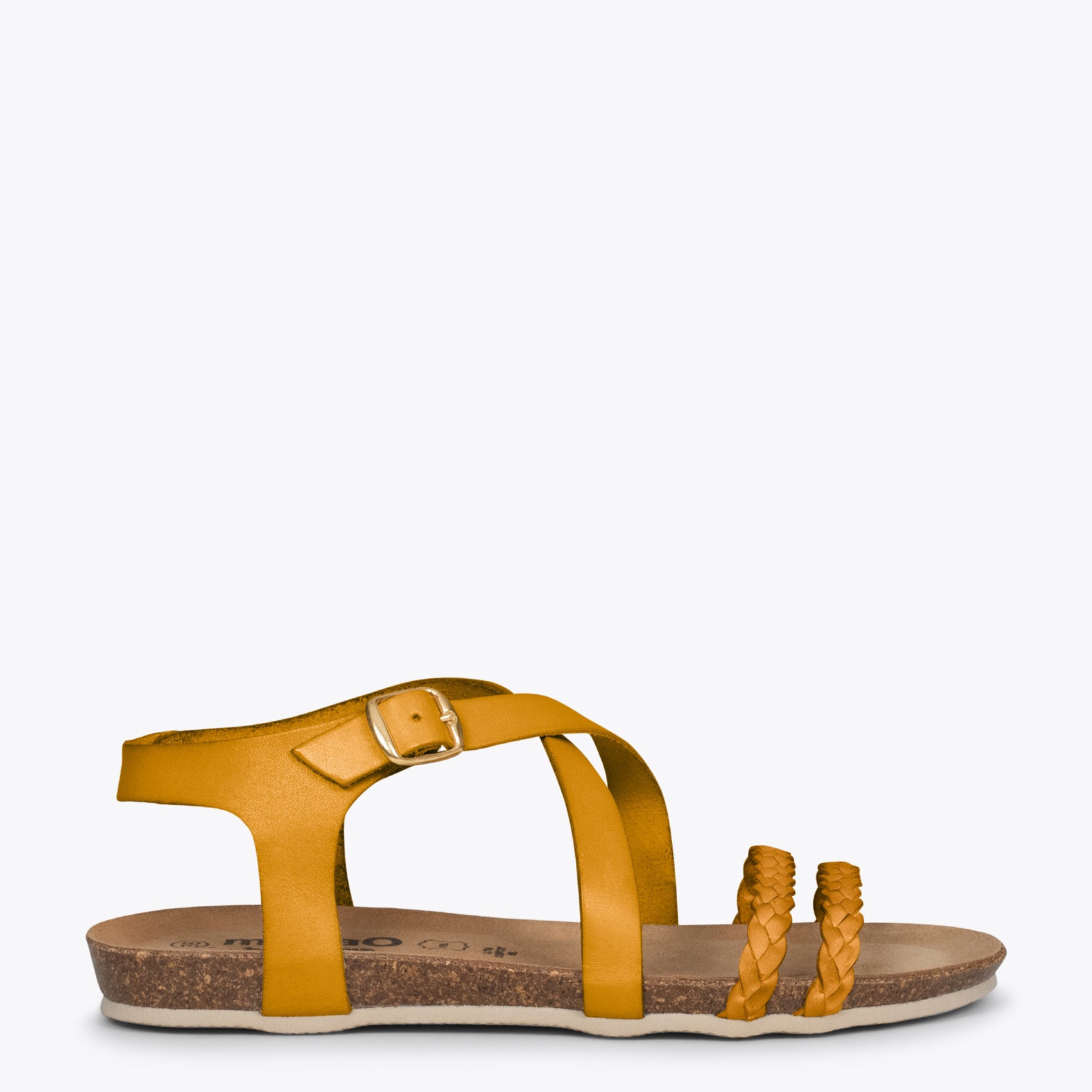 INDIE – MUSTARD BIO sandals with straps