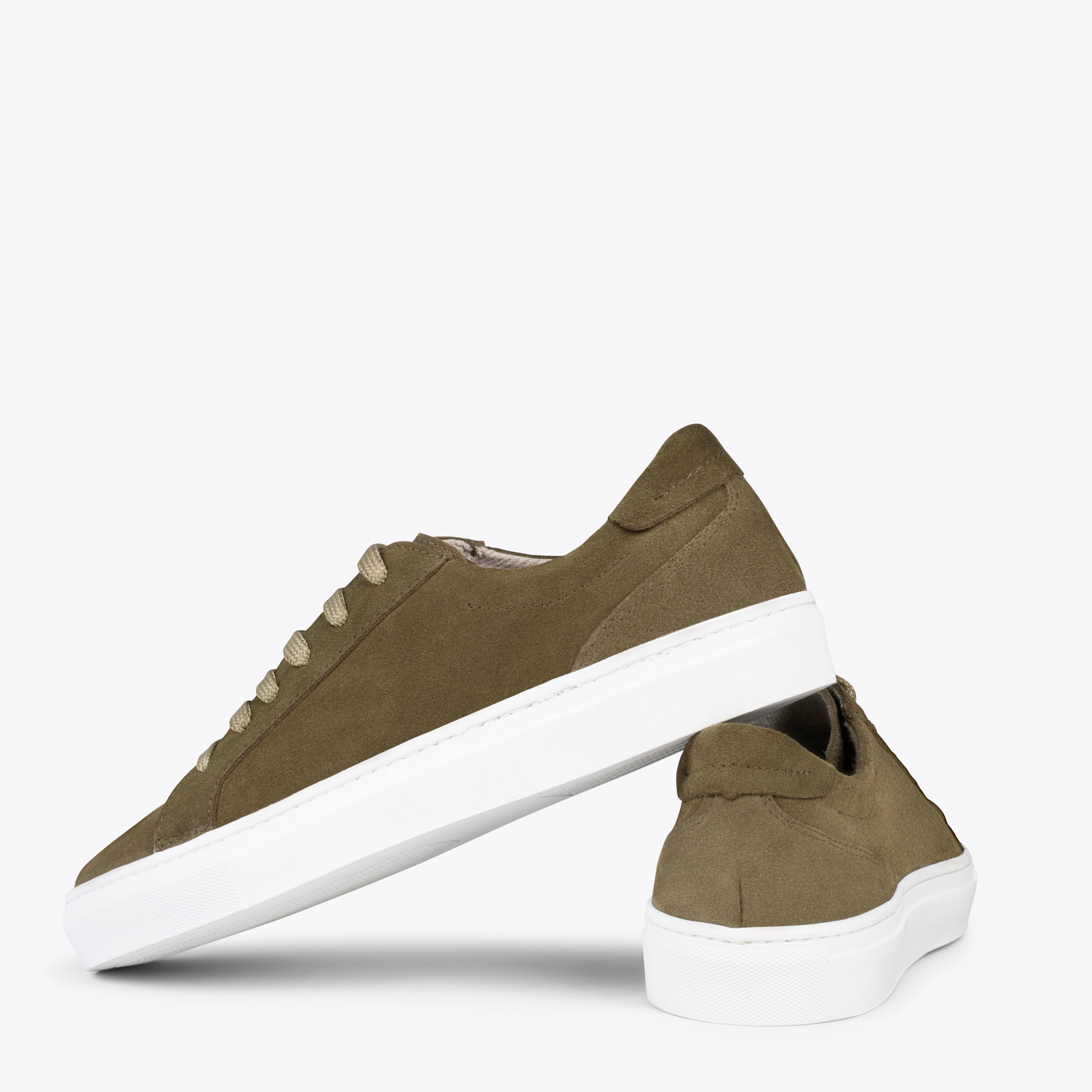 ENJOY – GREEN suede lifestyle sneakers