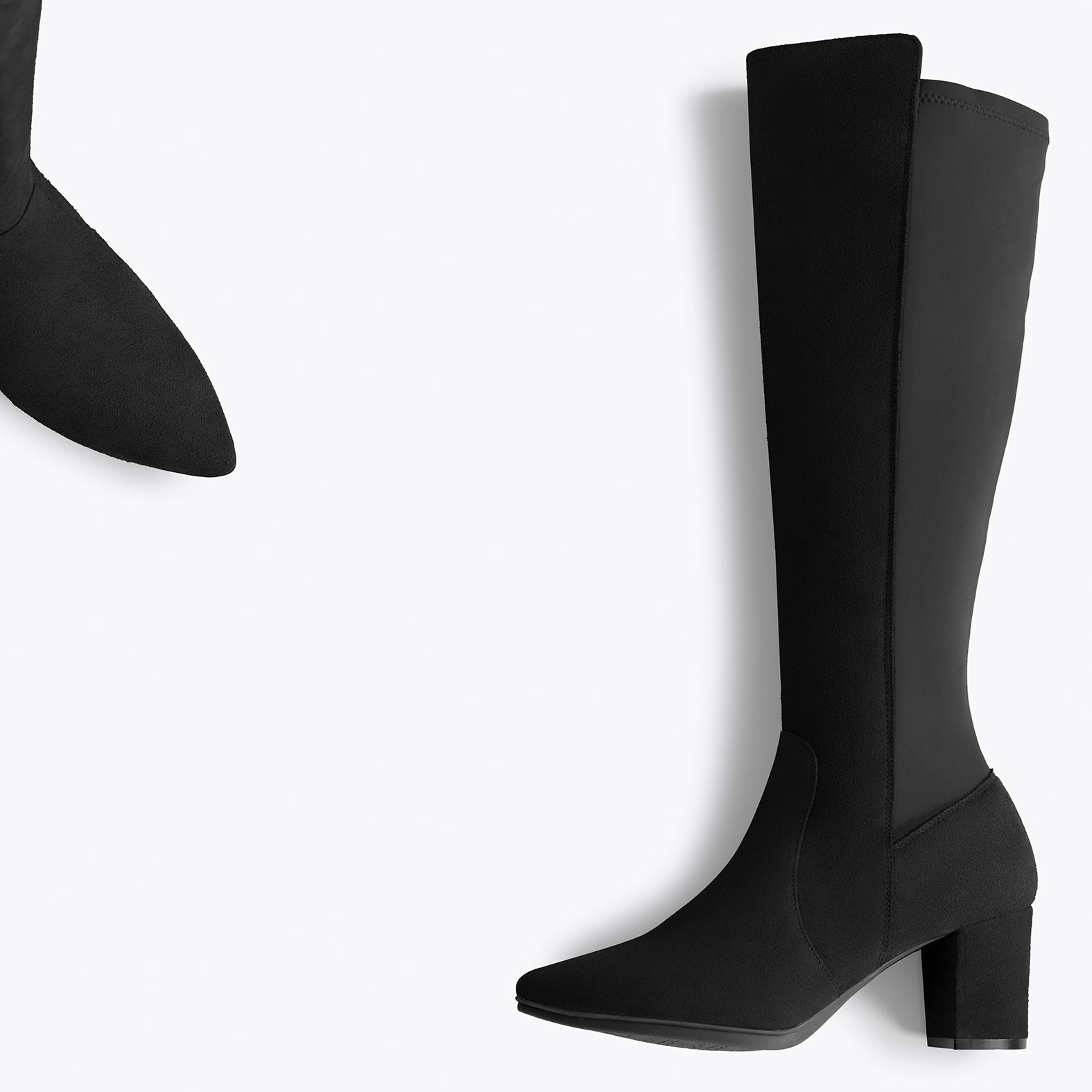 SUNSET – Botas de tacón elásticas NEGRO - miMaO ®