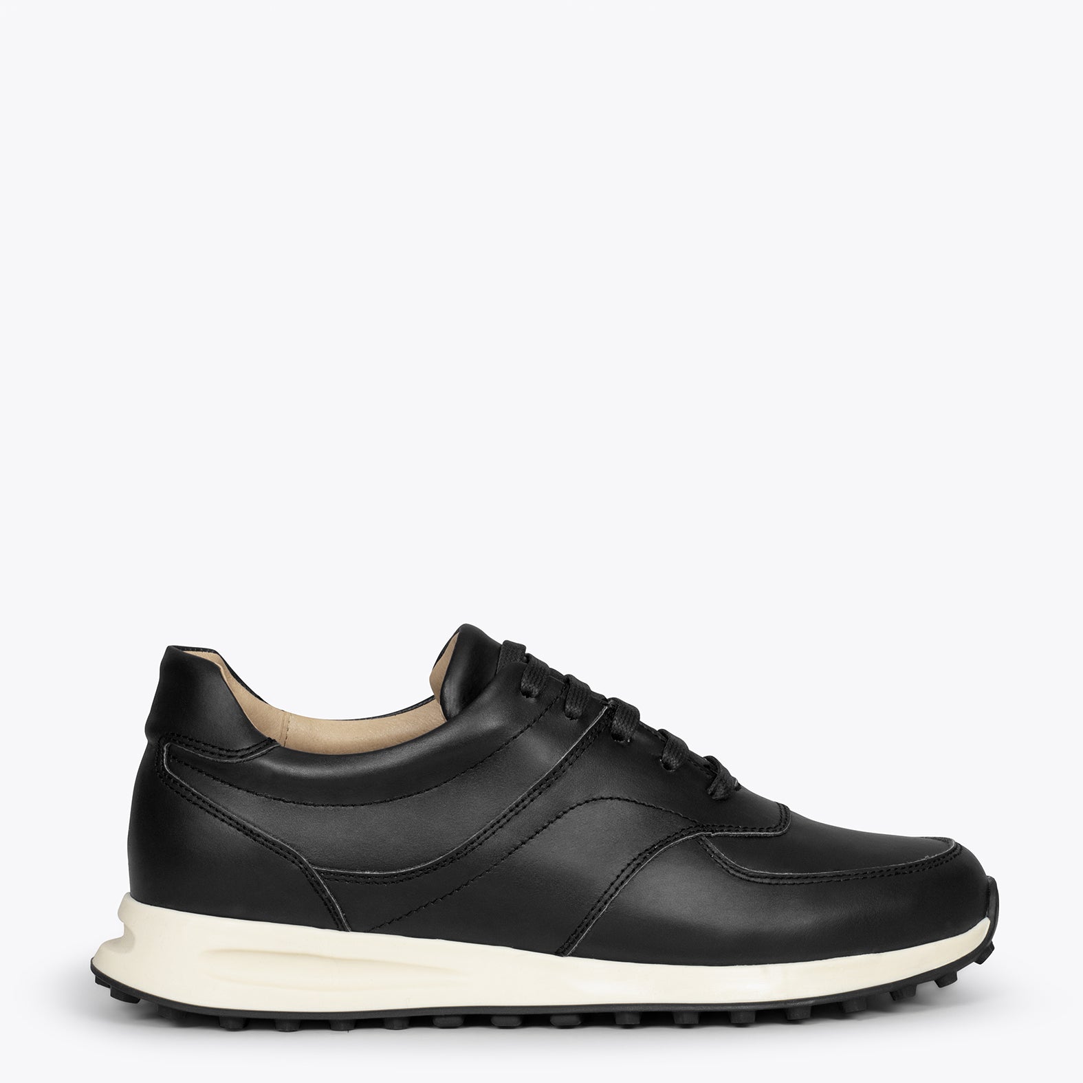 YORK – BLACK elegant sneakers