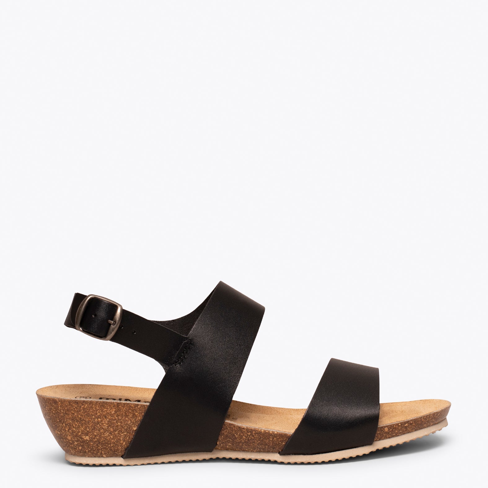 Korks yanidel leather cheap wedge sandal