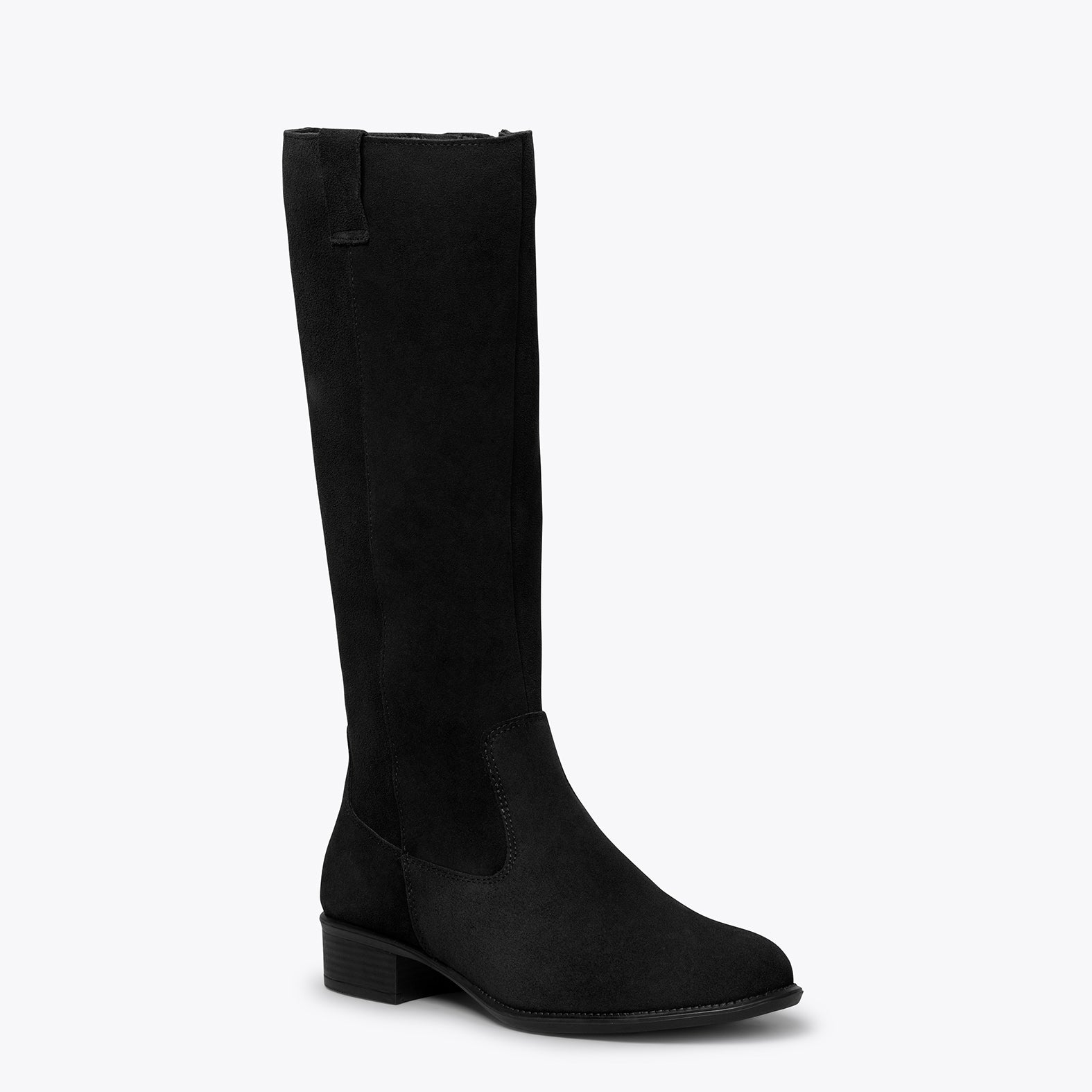 TEXAS – BLACK low heel boot