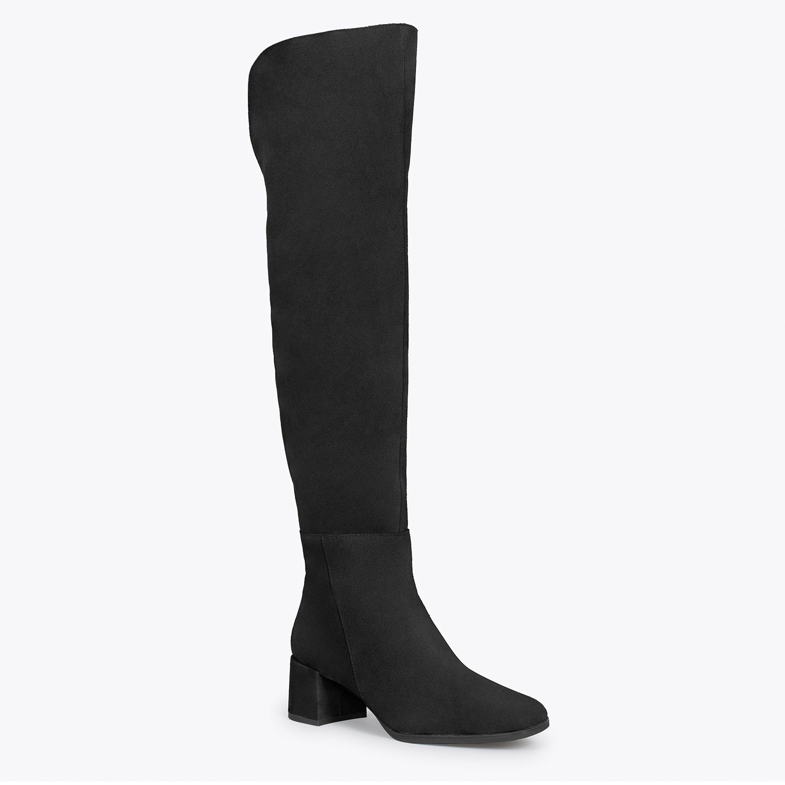 MUSKETEER – BLACK over-the-knee boot