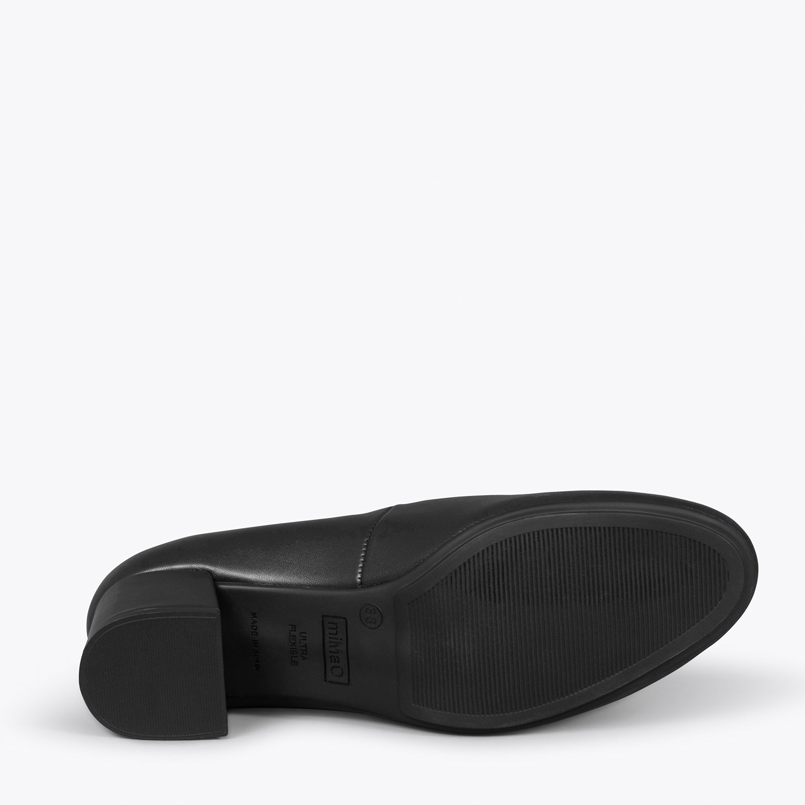 URBAN REDONDO SALON - Zapatos de tacón bajo de napa NEGRO - miMaO ®