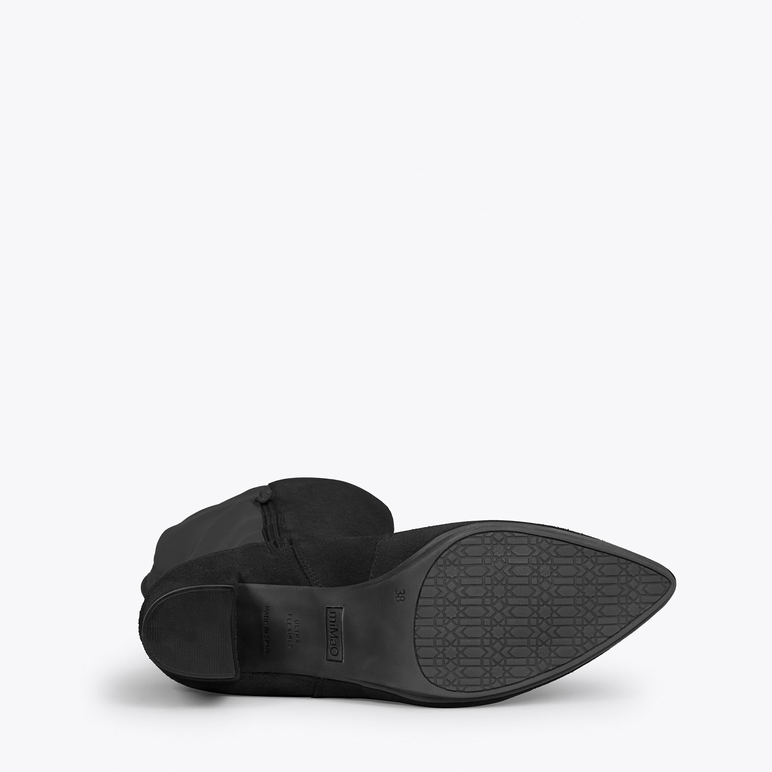 SUNSET – Botas de tacón elásticas NEGRO - miMaO ®