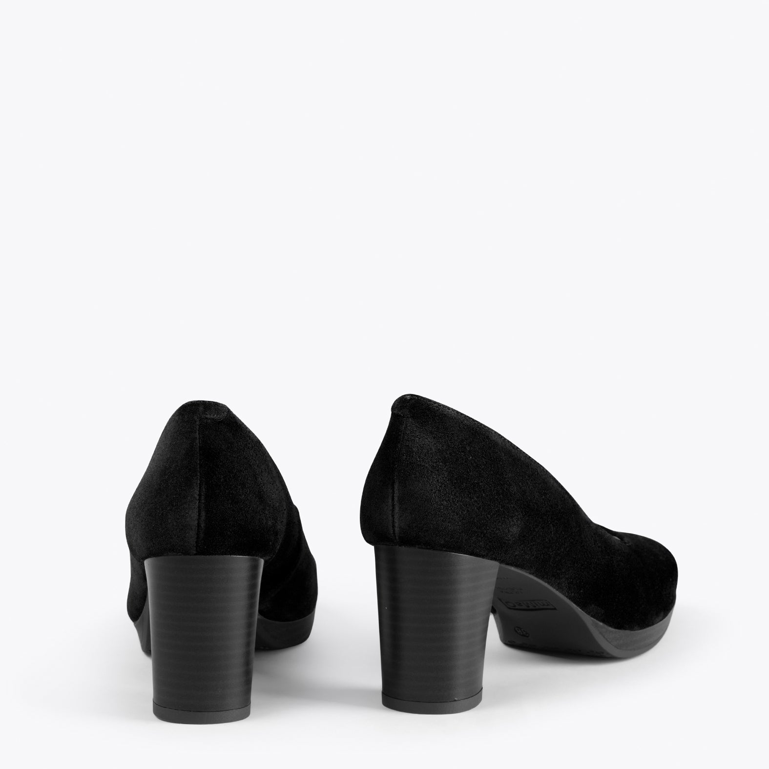AZAFATA VINTAGE - Zapatos con tacón y plataforma NEGRO