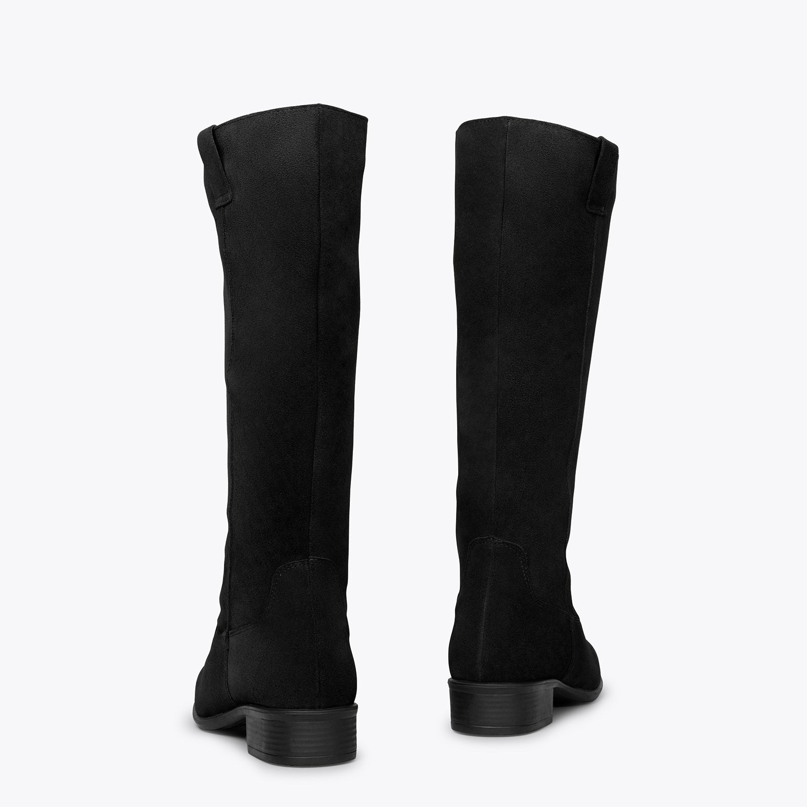 TEXAS – BLACK low heel boot