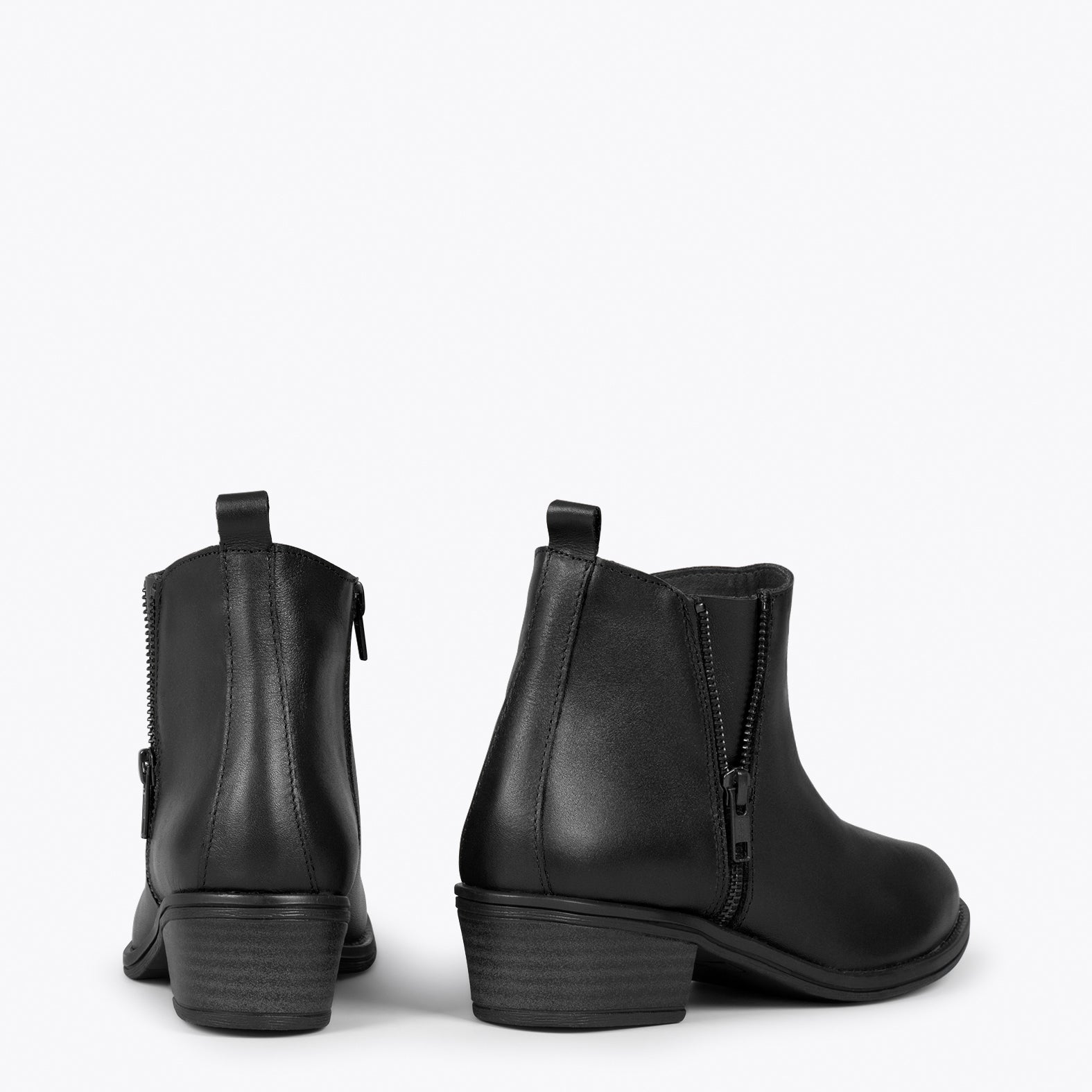BASIC – Botines bajos para mujer NEGRO