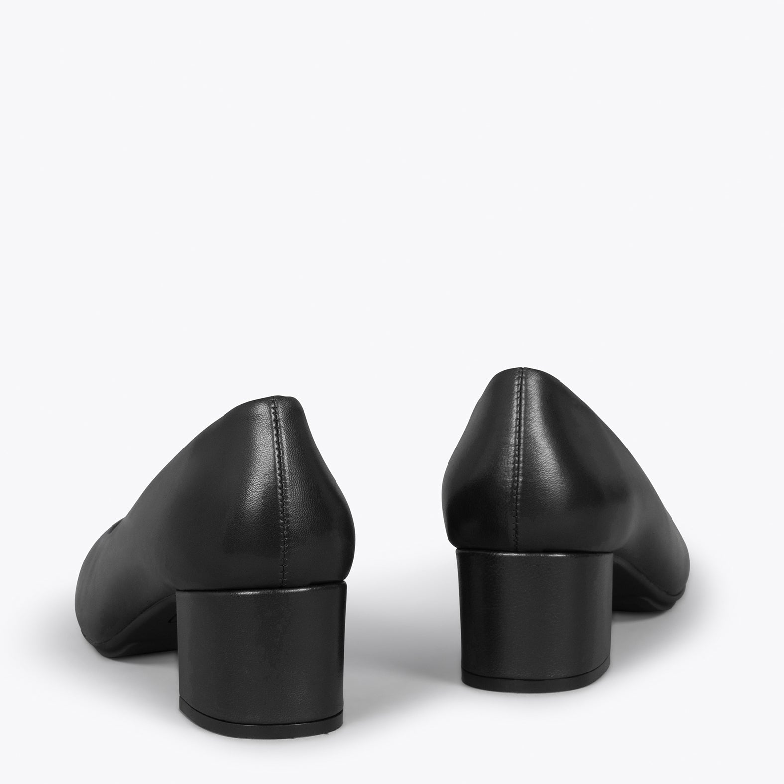 URBAN REDONDO SALON - Zapatos de tacón bajo de napa NEGRO - miMaO ®