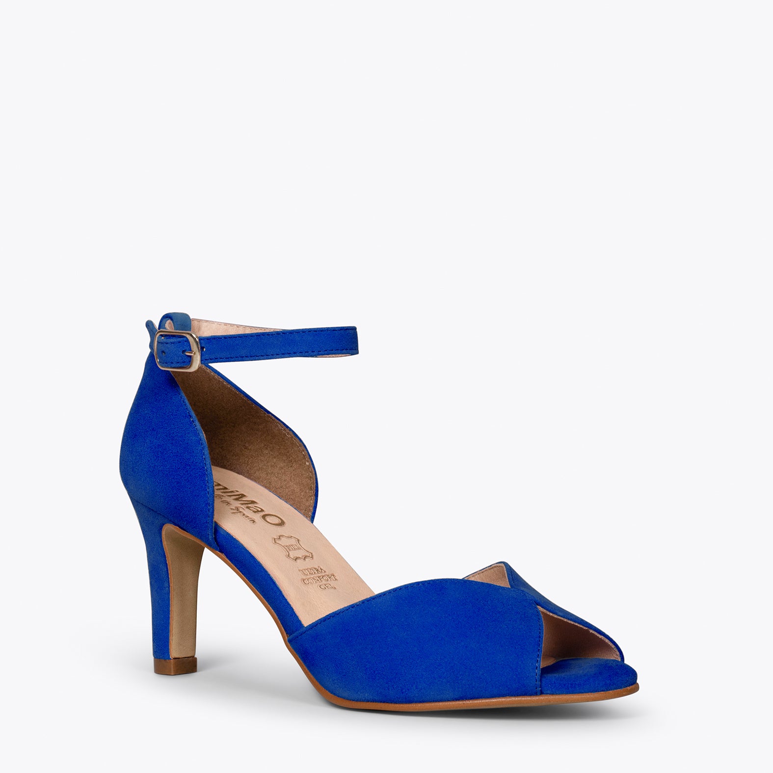 PETAL – ELECTRIC BLUE high heel sandal