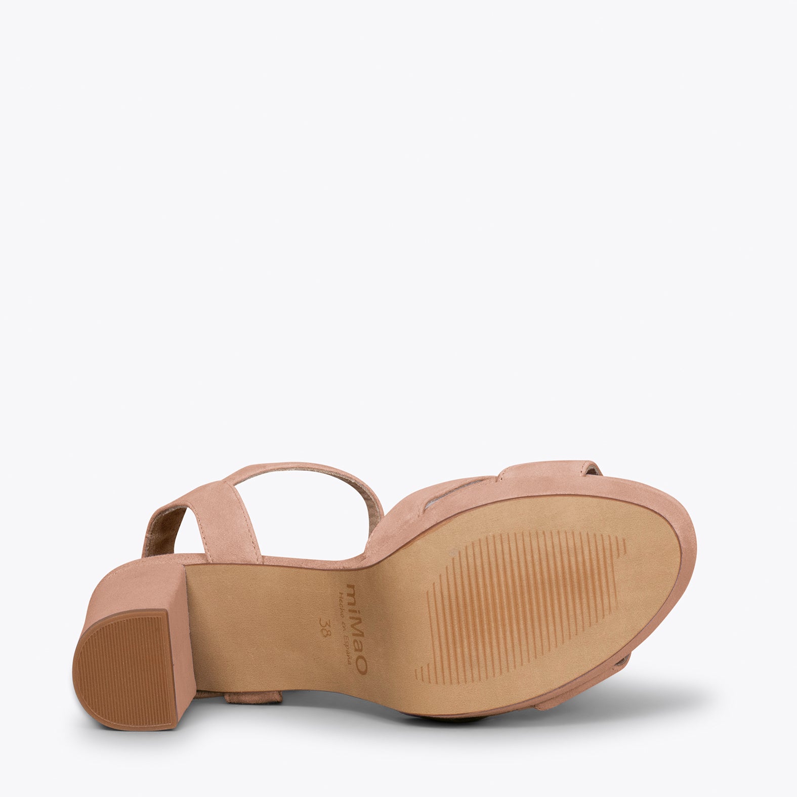 PARIS – NUDE high heel sandal with platform