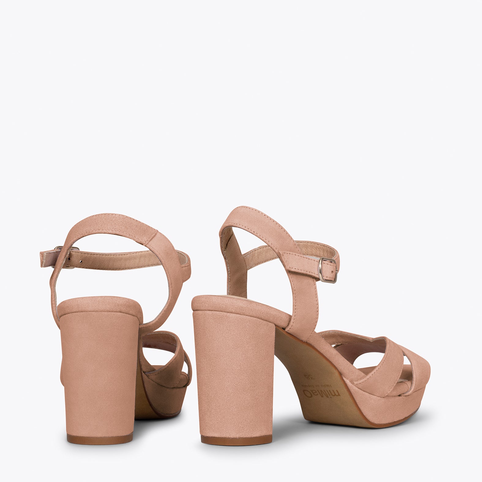 PARIS – NUDE high heel sandal with platform