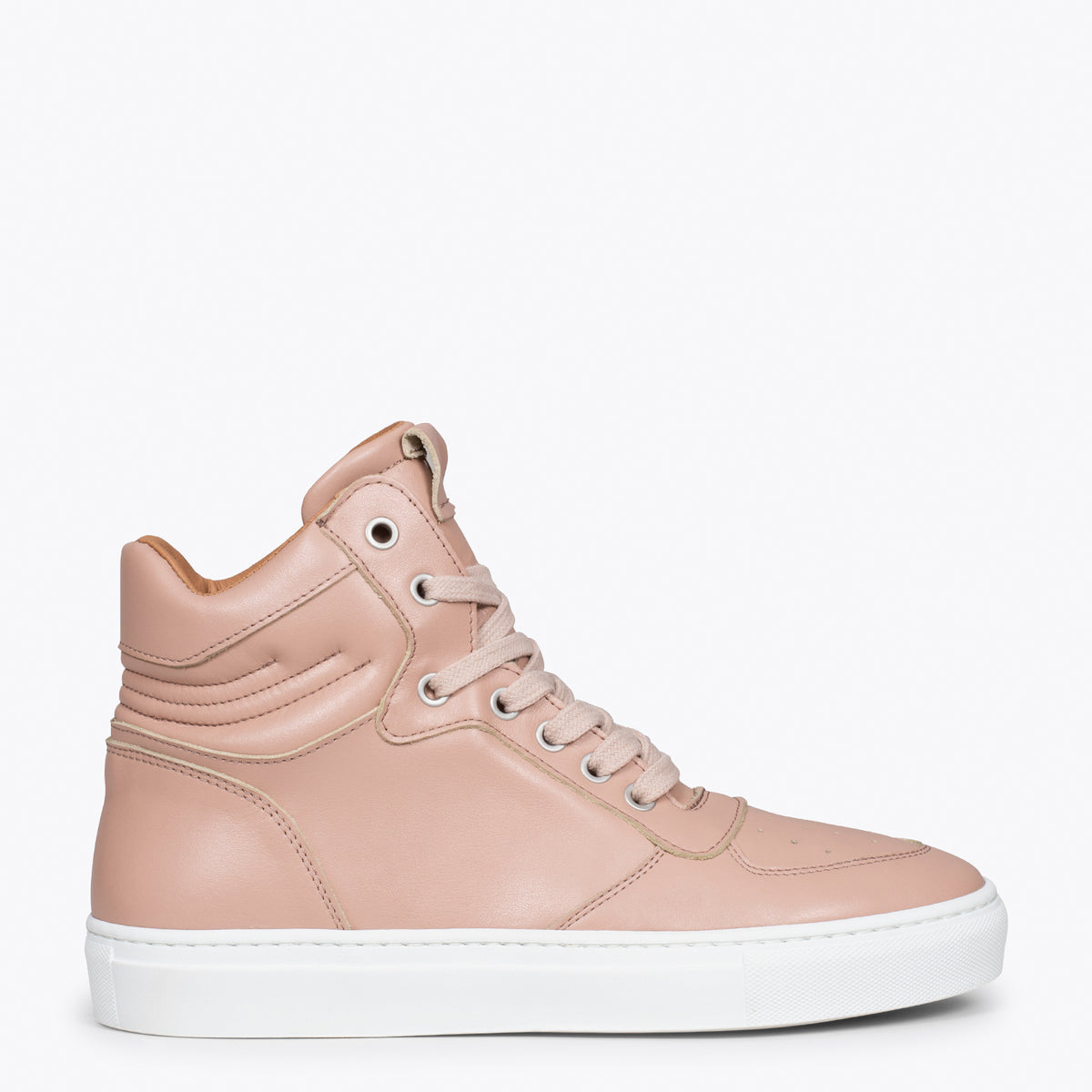 BASKET - Zapatillas altas de mujer NUDE
