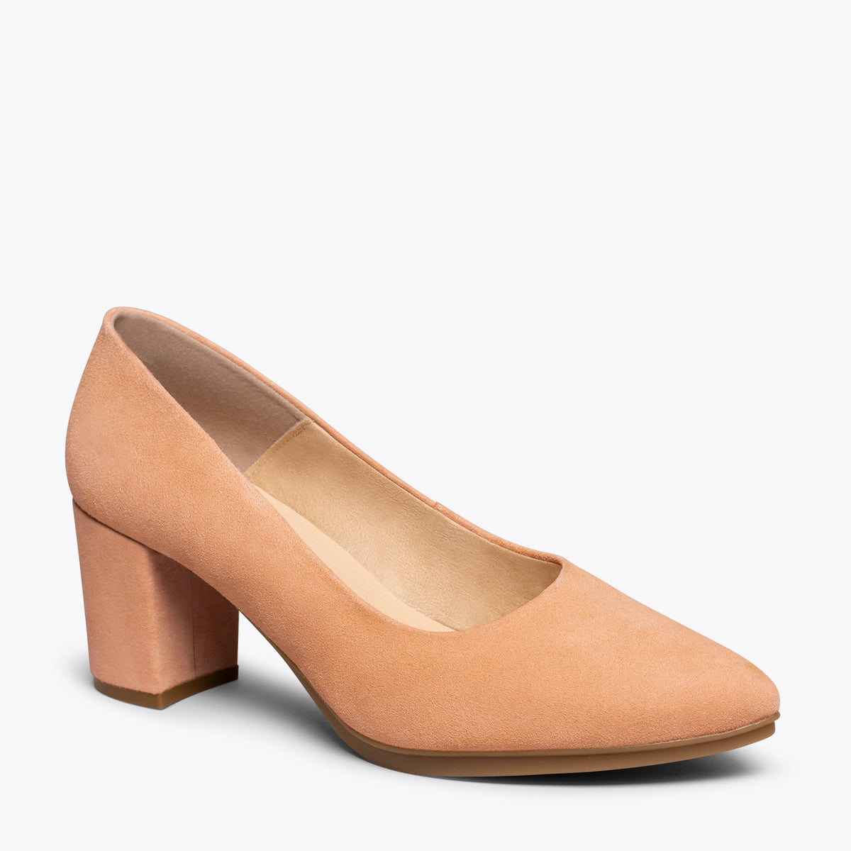 URBAN S - Zapatos de tacón medio de ante TIERRA