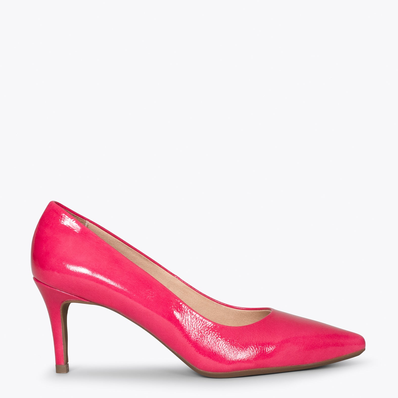 STILETTO PATENT – FUCHSIA patent leather stiletto heel