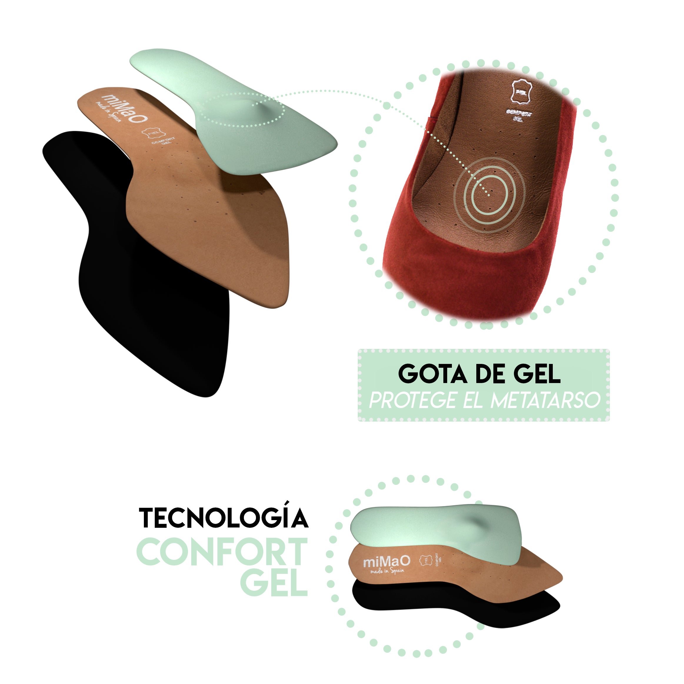 URBAN STYLE - BRICK block mid heel